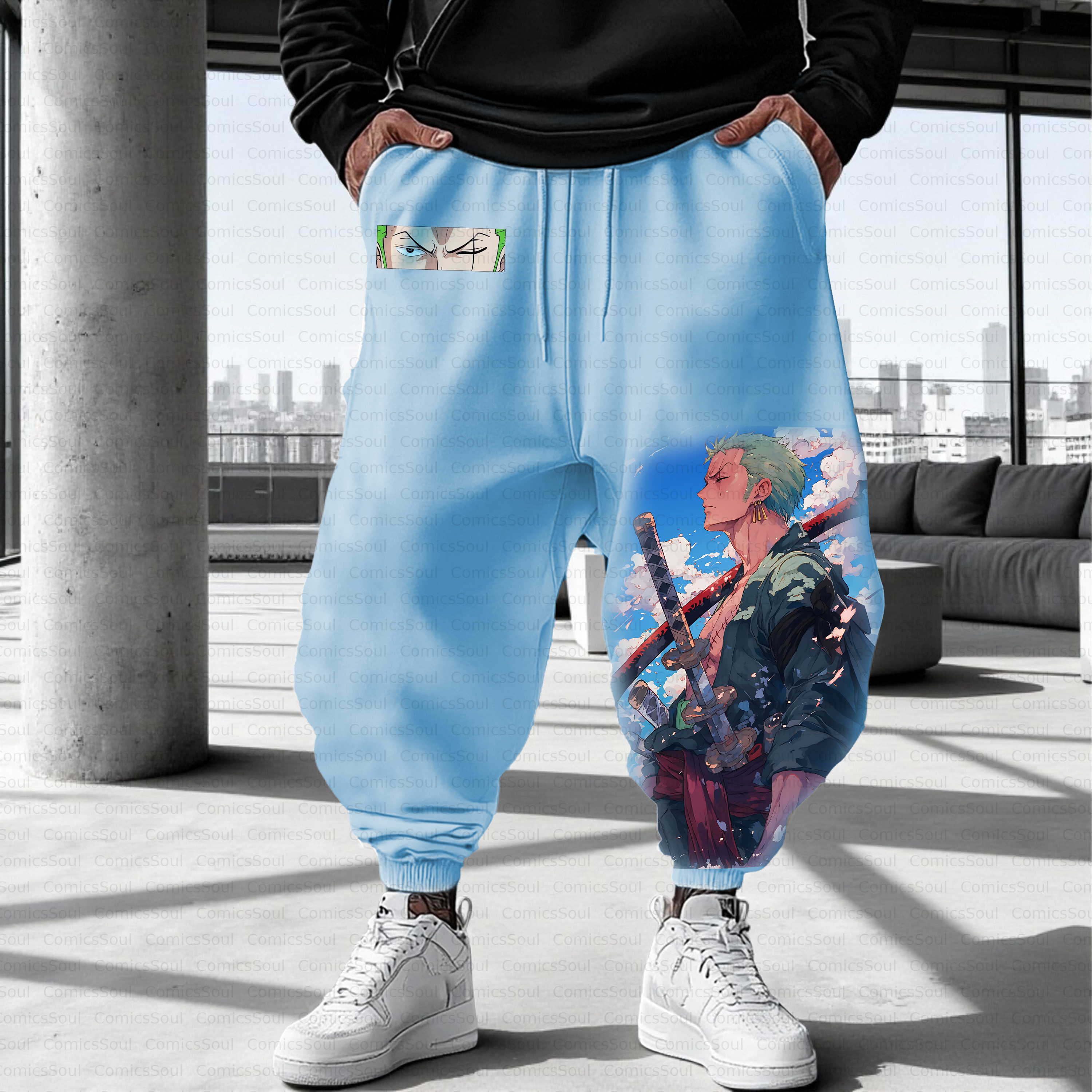 Unisex Casual Anime Streetwear Pant
