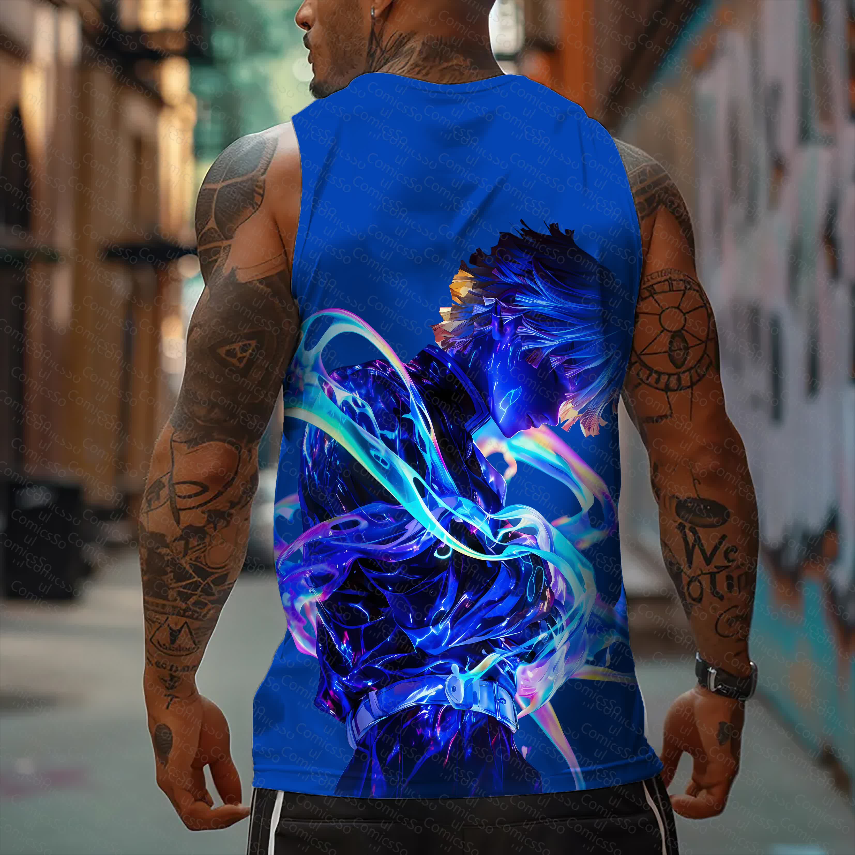 Unisex  “ Comicssoul” Casual Anime  Tank Top