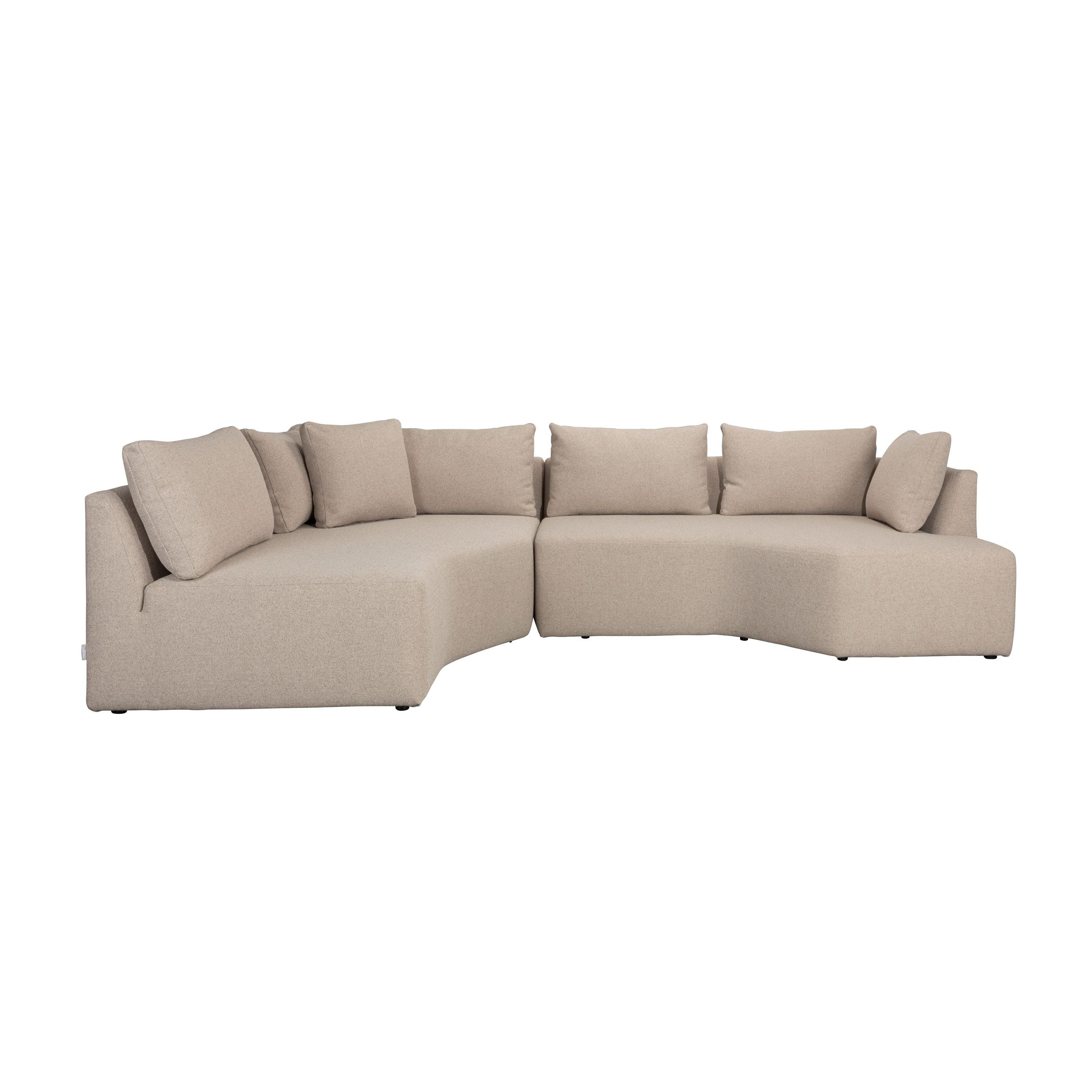 Zuiver Prosper Hoekbank Links Cappuccino  Beige