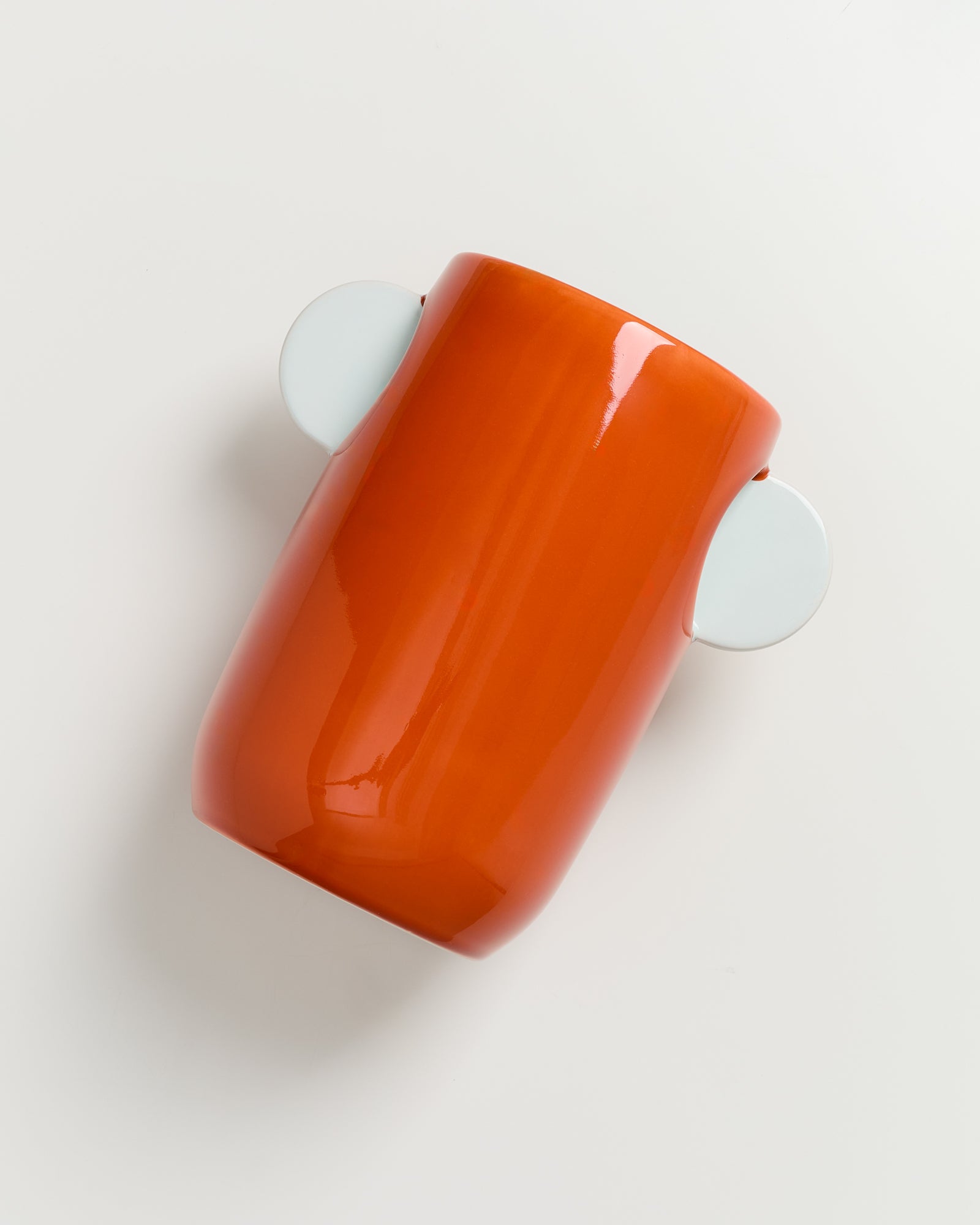 Tomar Vase M orange hellblau