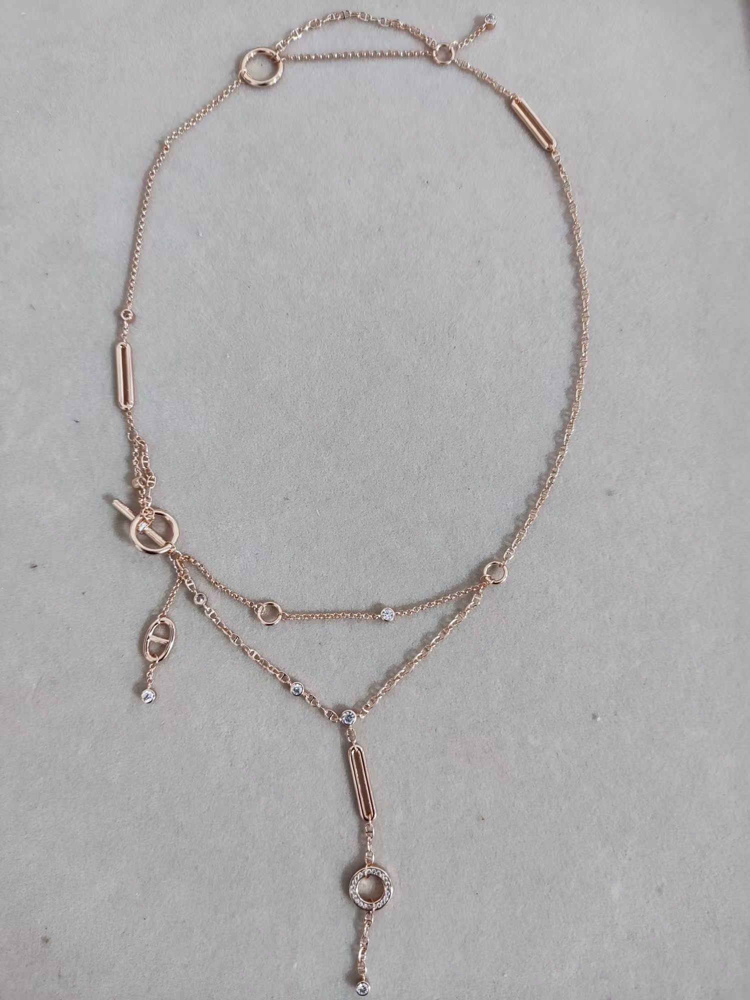 Hermes Drop Pendant Y Necklace - Original Replica Club