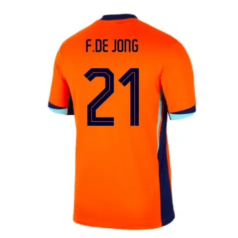 Kid's F.DE JONG Netherlands 2024/25 Home Shirt