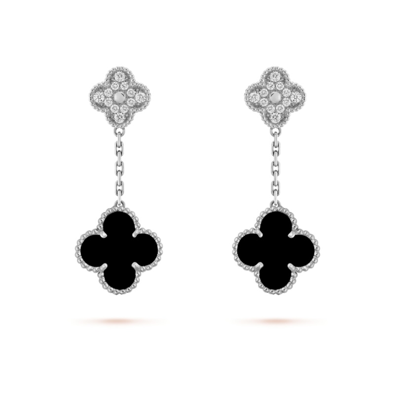 Replicate Magic Alhambra earrings, 2 motifs(1:1 replica) - Original Replica Club