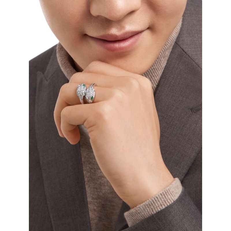 Replicate Serpenti Seduttori gilded snake ring(1:1 replica) - Original Replica Club