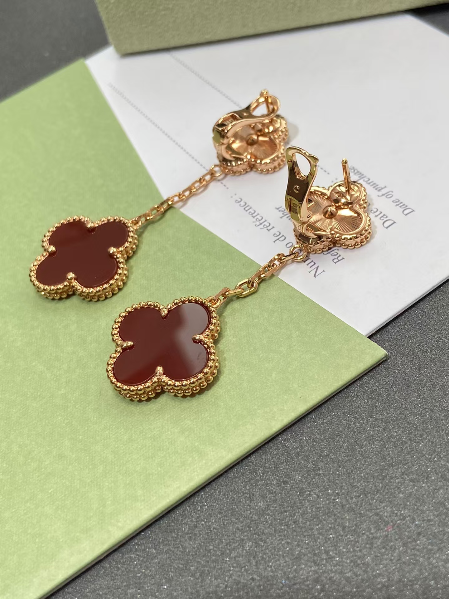 VCA Magic Alhambra Earrings, 2 Motifs - Original Replica Club
