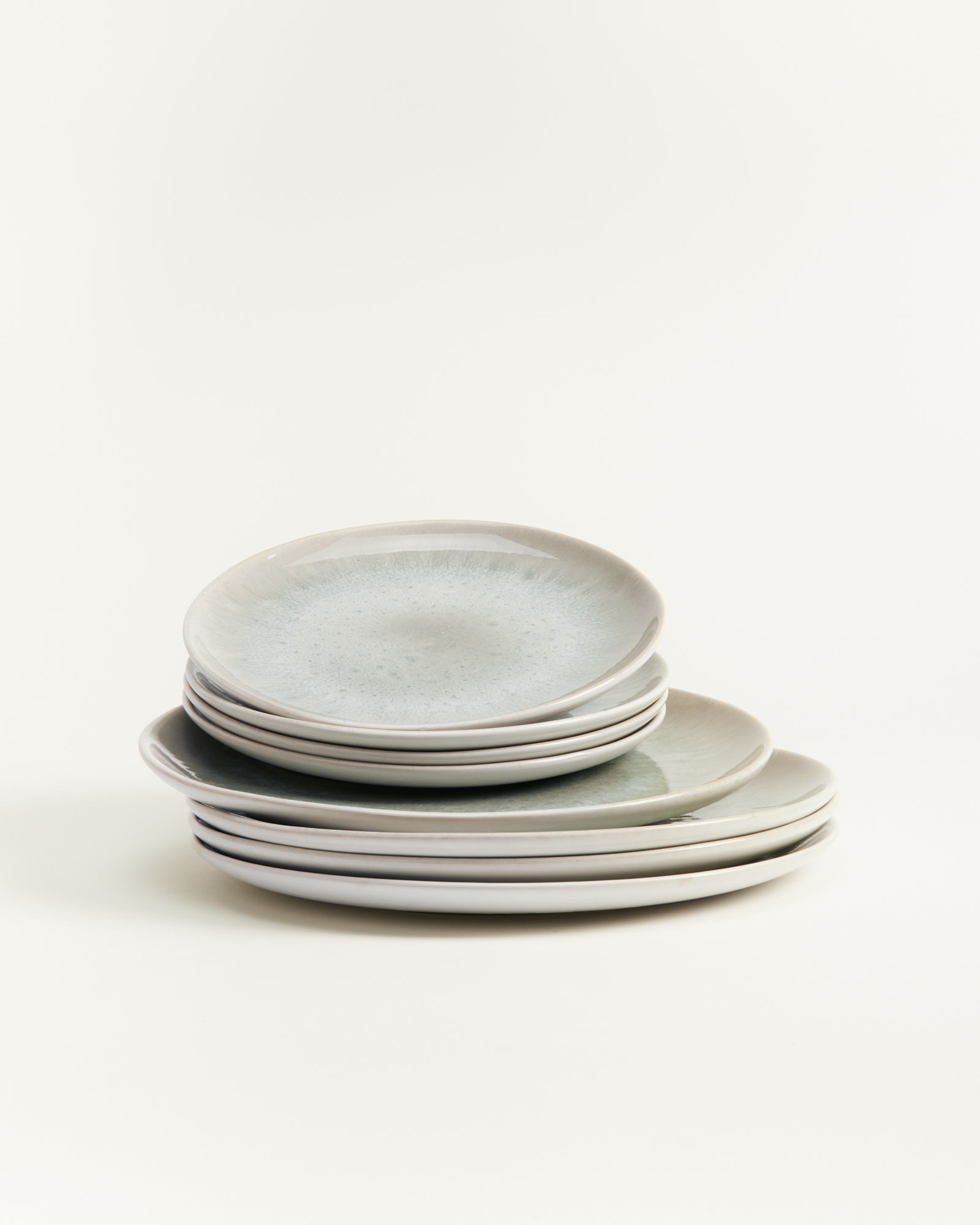 Areia Teller-Set classic grau 8-teilig