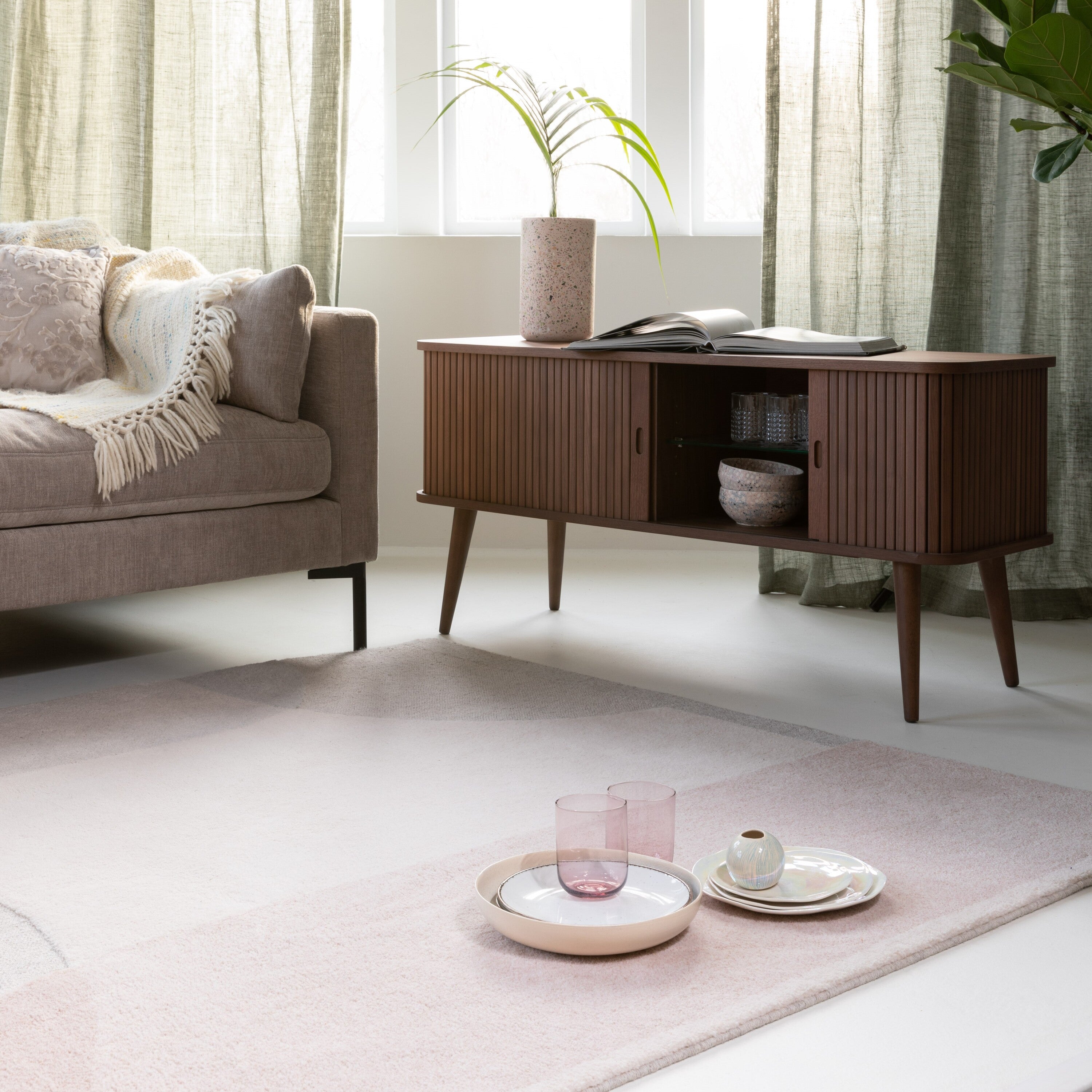 Zuiver Dream Vloerkleed 160 x 230 cm - Natural/Grijs