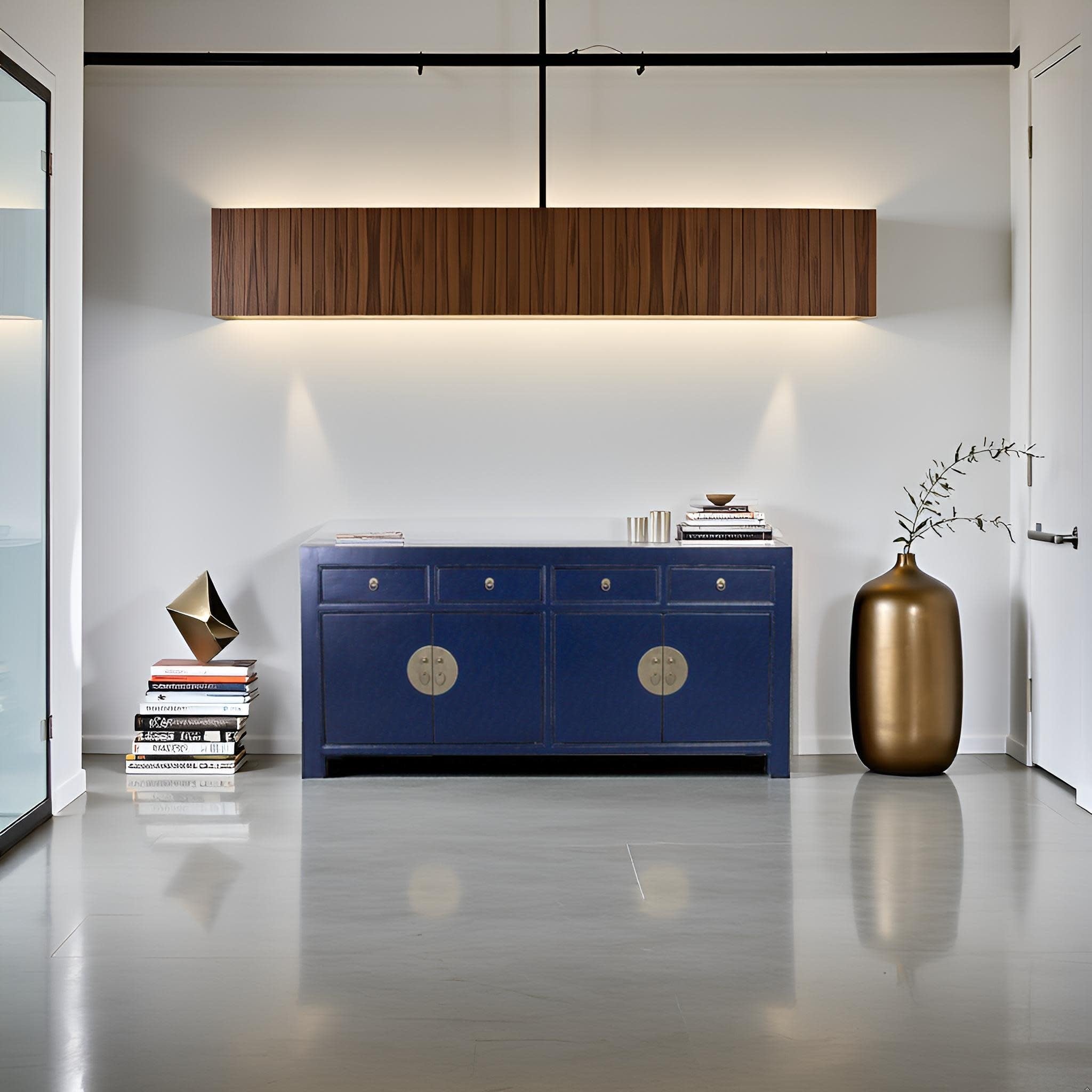 Fine Asianliving Chinees Dressoir Midnight Blauw