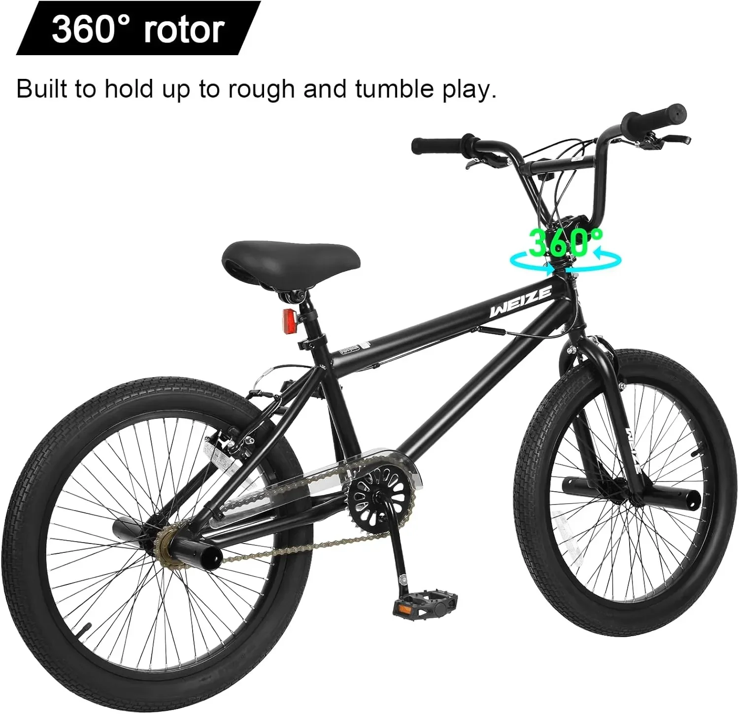 WEIZE Freestyle BMX Bike 20 Inch With 360 Degree Rotor - Image 12 WEIZE Freestyle BMX Bike 20 Inch With 360 Degree Rotor - Image 12