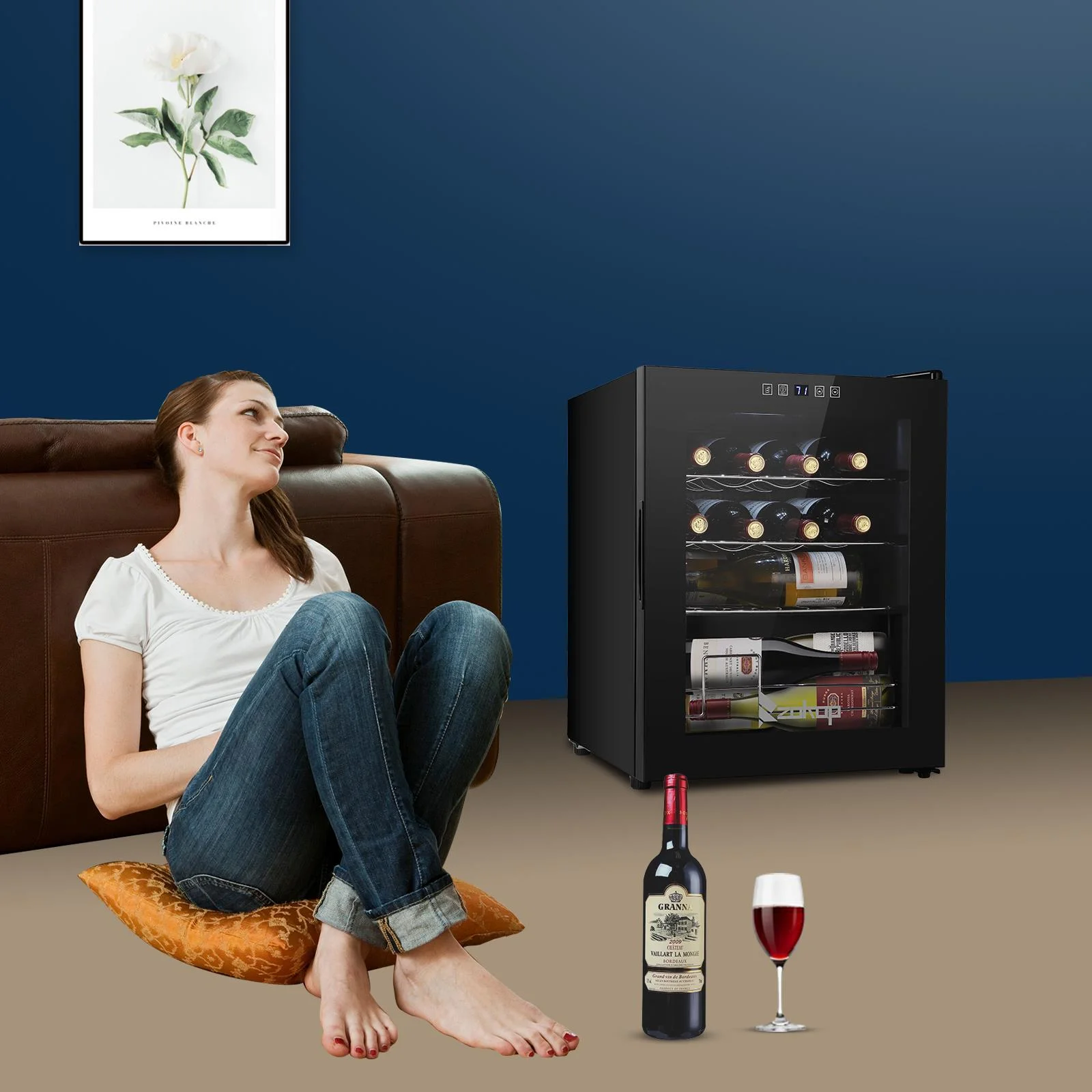 Ktaxon 18 Bottle Compressor Wine Cooler Freestanding Wine Fridge, Fast Cooling, Low Noise - Image 51