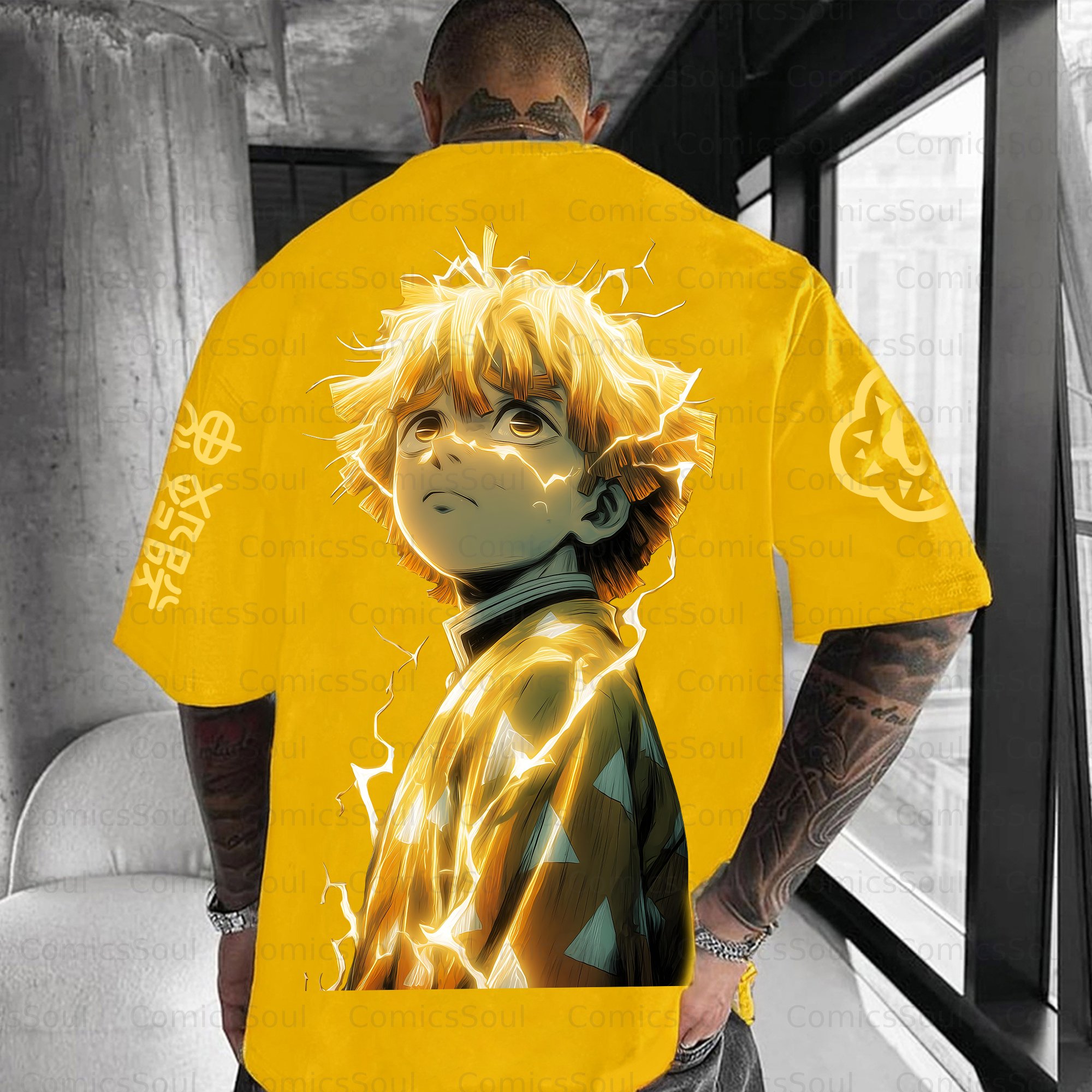 Unisex Anime Inspired Vintage T-Shirt
