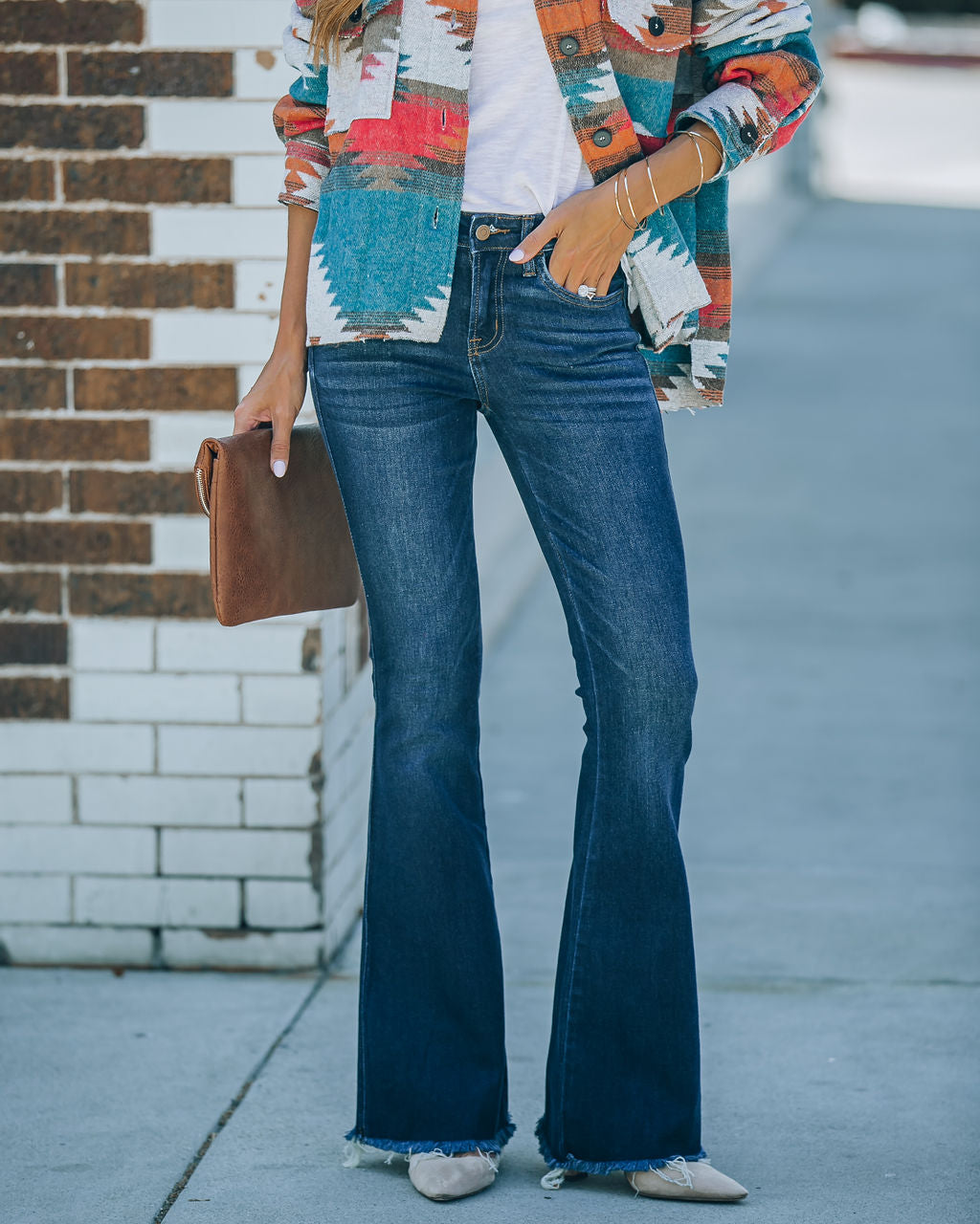 Nicky High Rise Bell Bottom Jeans - SALE - Se7enfashion