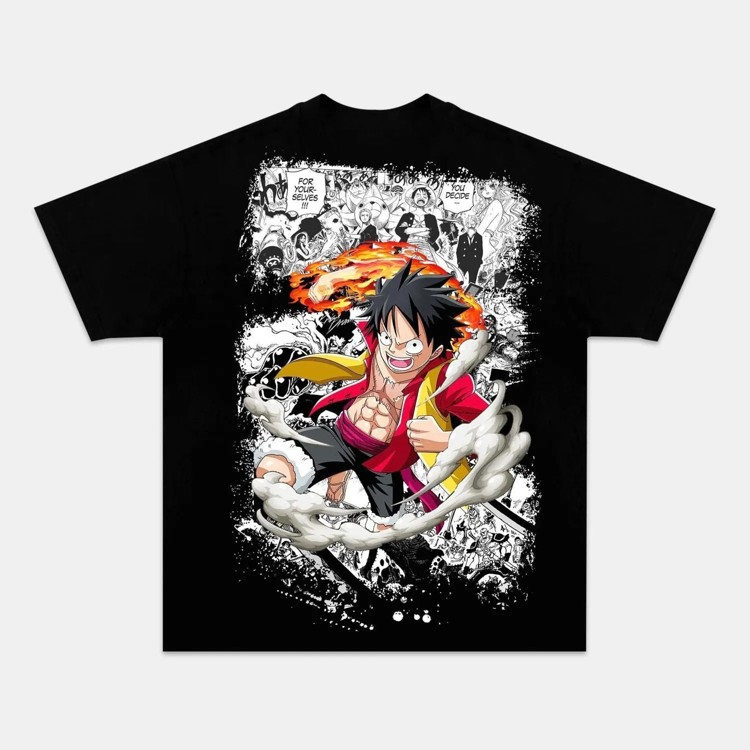 Unisex Anime Inspired Vintage T-Shirt丨Comicssoul