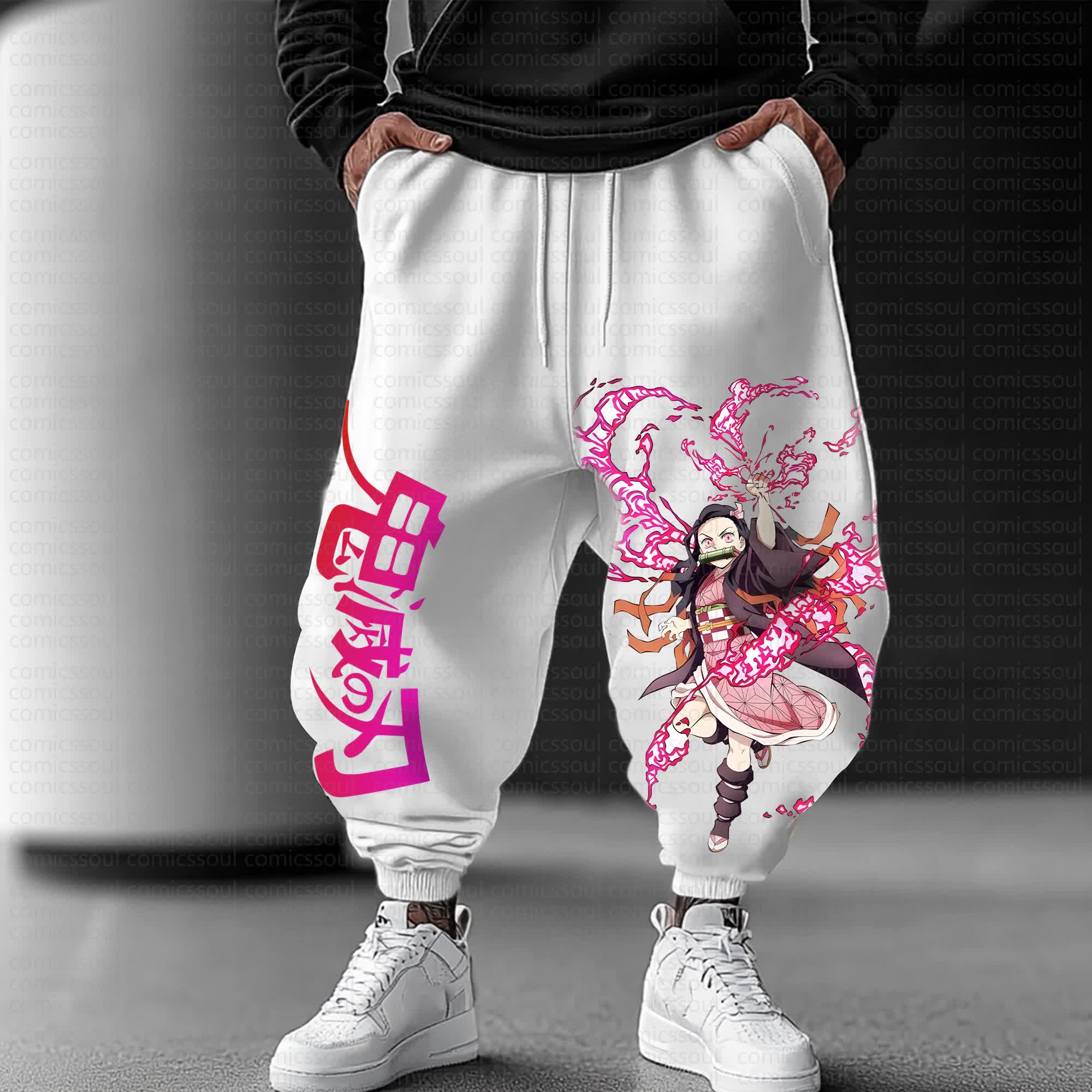 Unisex Anime Inspired Vintage Pants丨Comicssoul