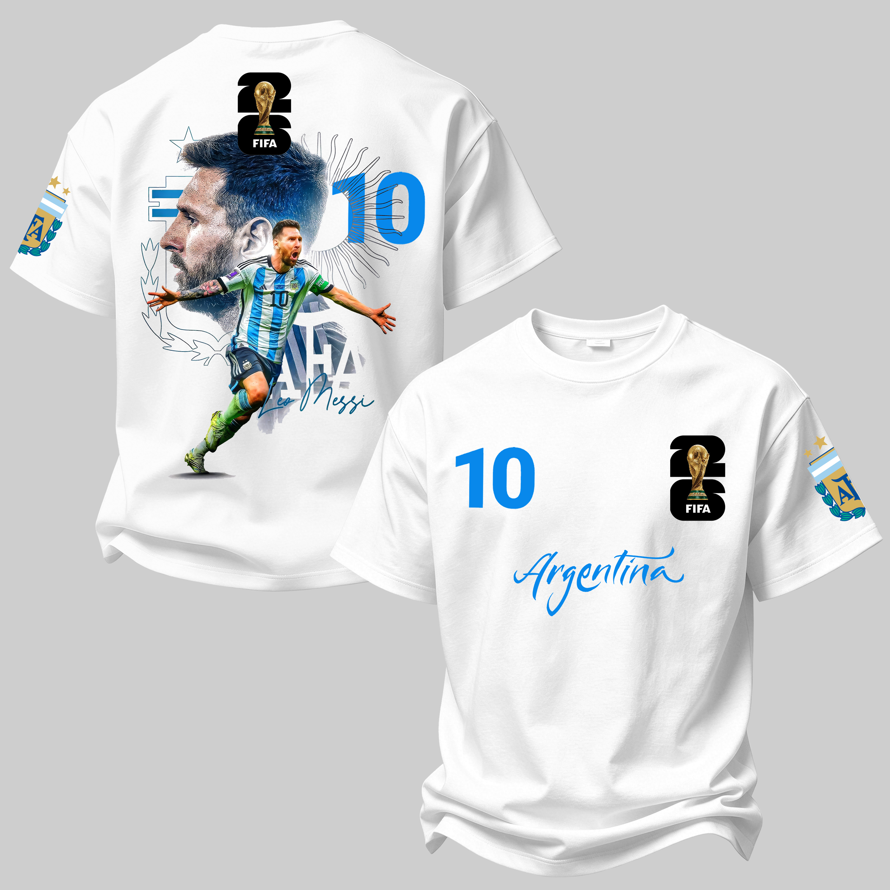 Football Fan No 10 Printed Oversized Unisex T-shirt