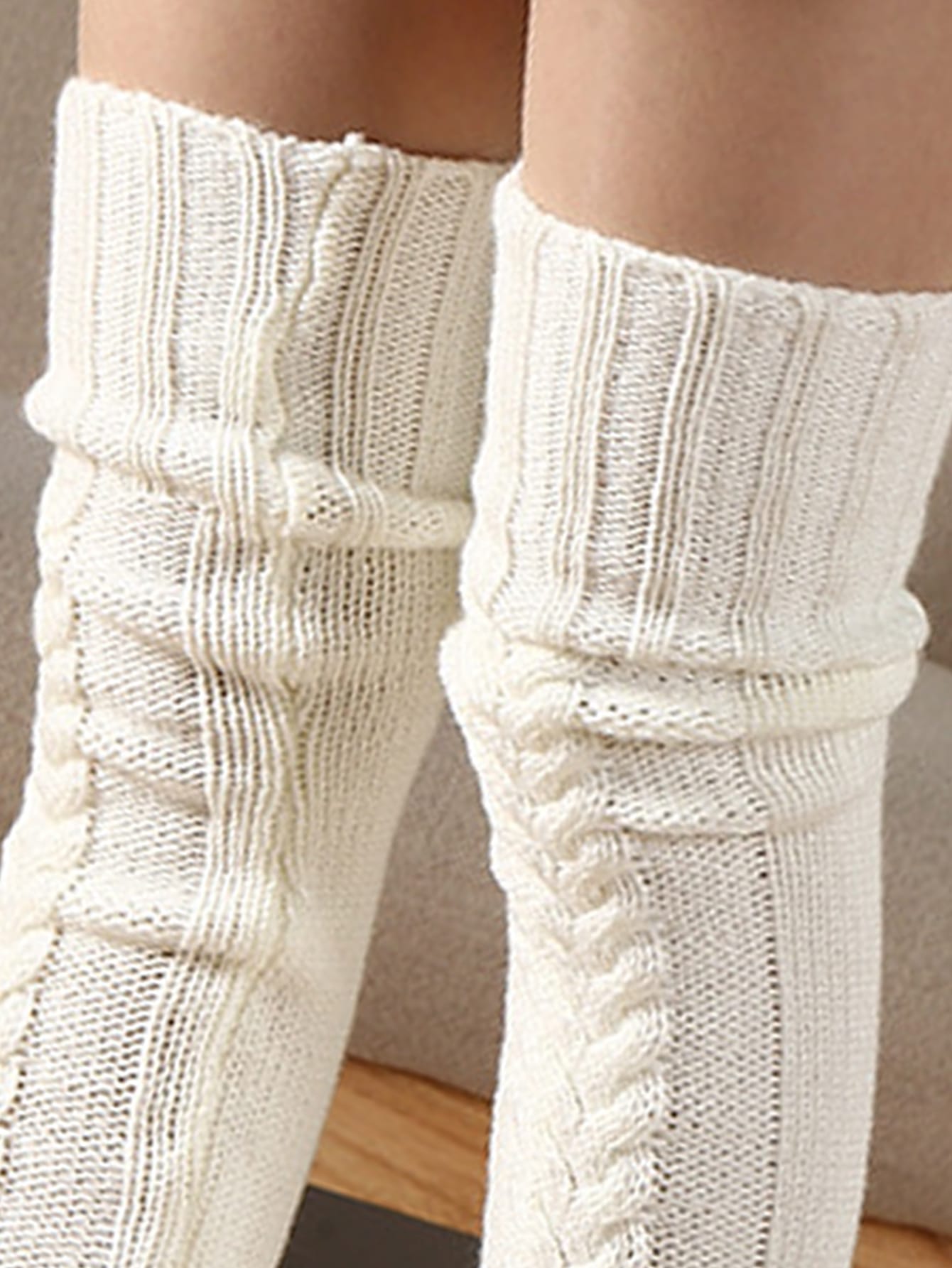 Solid Over The Knee Socks