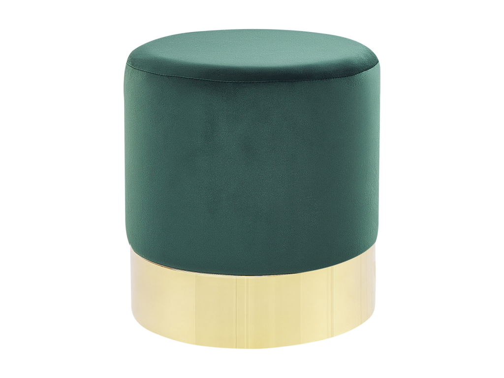 Puf SOPHIA Verde oscuro Terciopelo