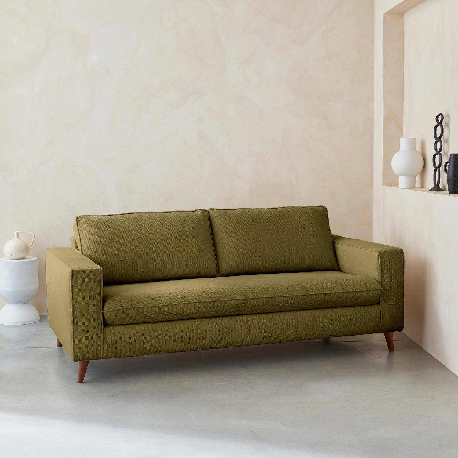 Gustave - Sofá cama con colchón de 12cm,  3 plazas