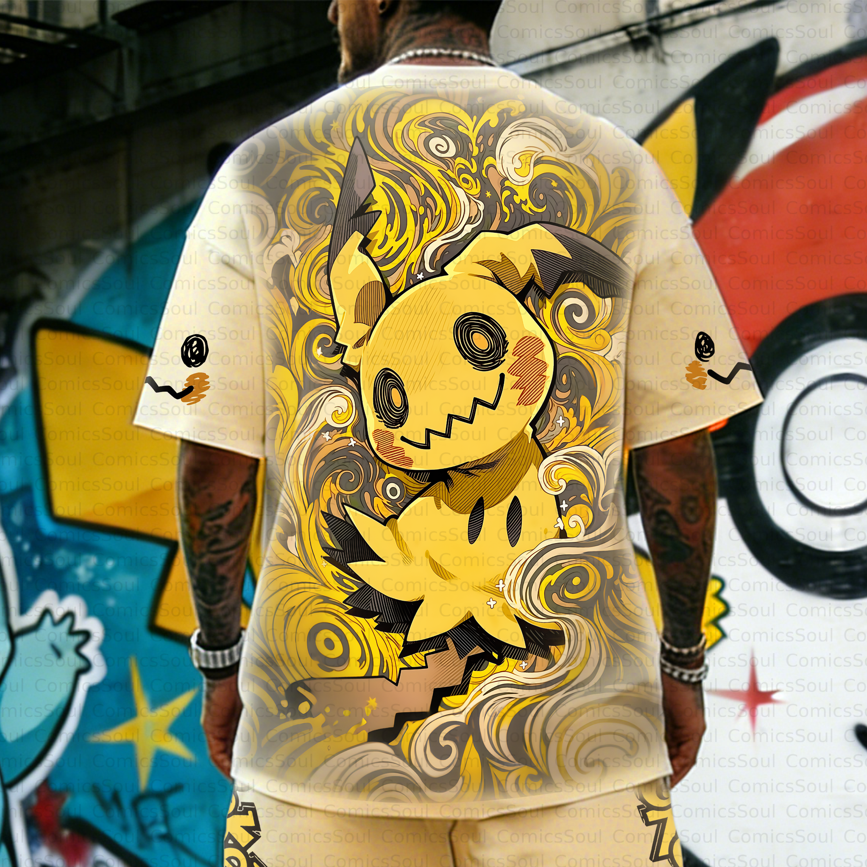 Unisex Anime Inspired Vintage T-Shirt