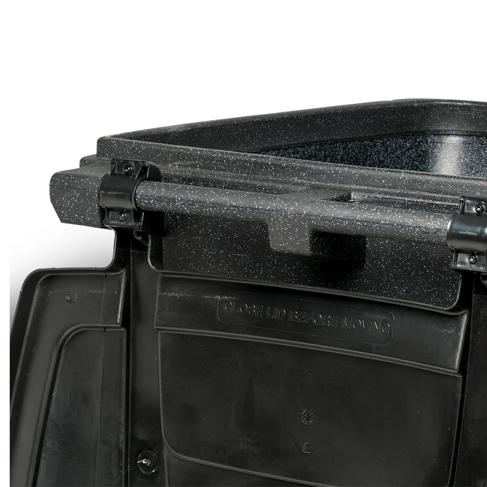 96-Gallon Wheeled Trash Can with Lid