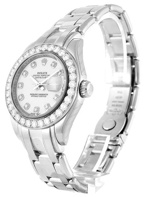 Replica Rolex Pearlmaster 29mm White Dial 80299