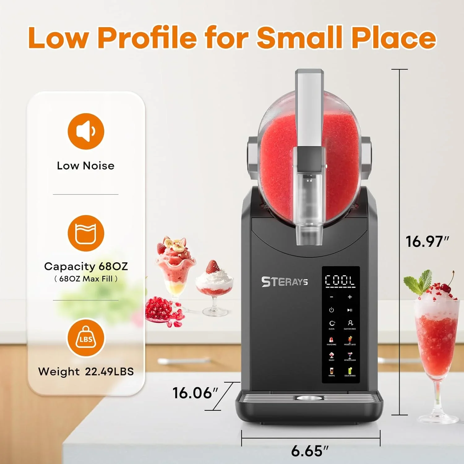 Ninja SLUSHi with RapidChill Technology, 88 oz. Frozen Drink & Slushie Machine, 5 Preset Programs, Margaritas, Frappés, and More