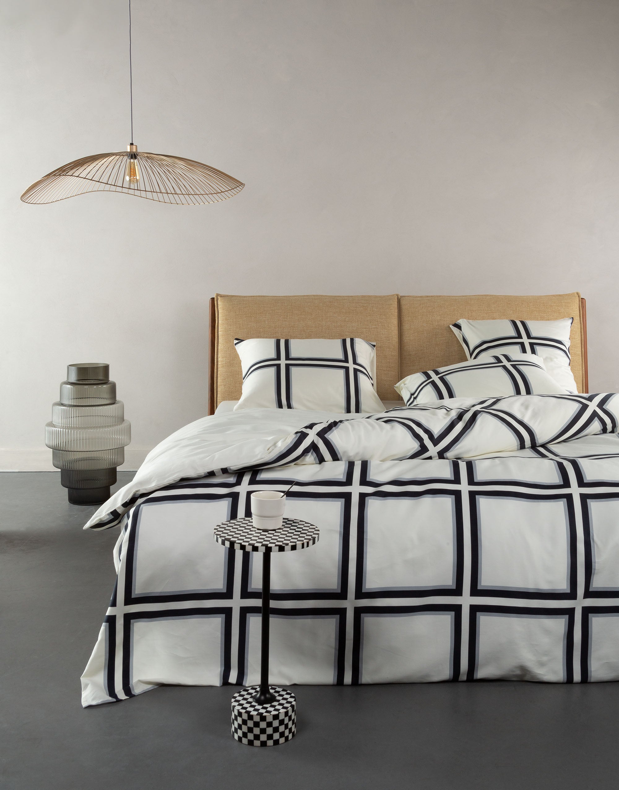 Essenza Luca Dekbedovertrek 200 x 200 220 cm - Vanille