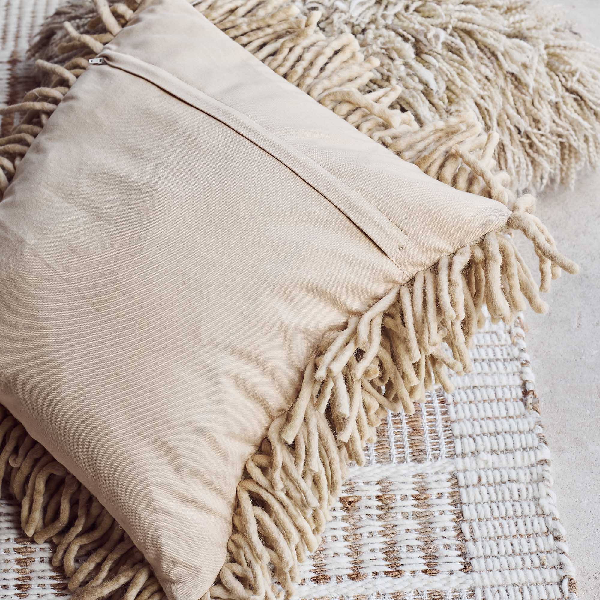 Jensen Textured Cushion, Natural