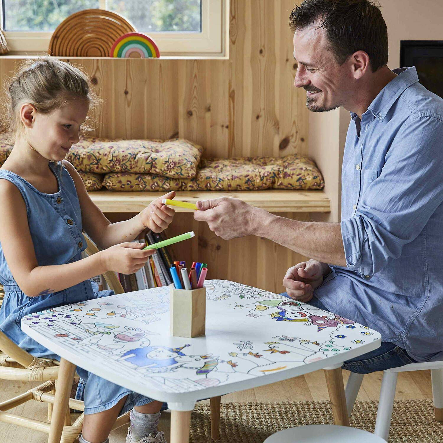 Coloritable 60cm - Mesa infantil para colorear