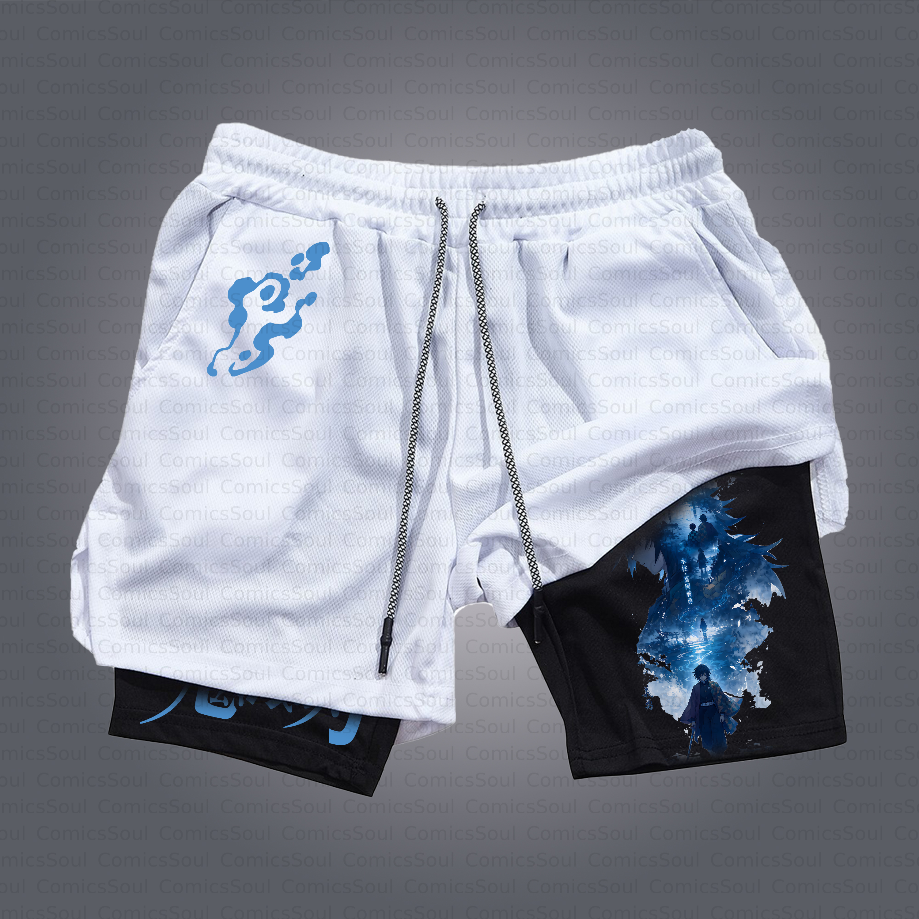 Unisex Casual Anime Style Shorts