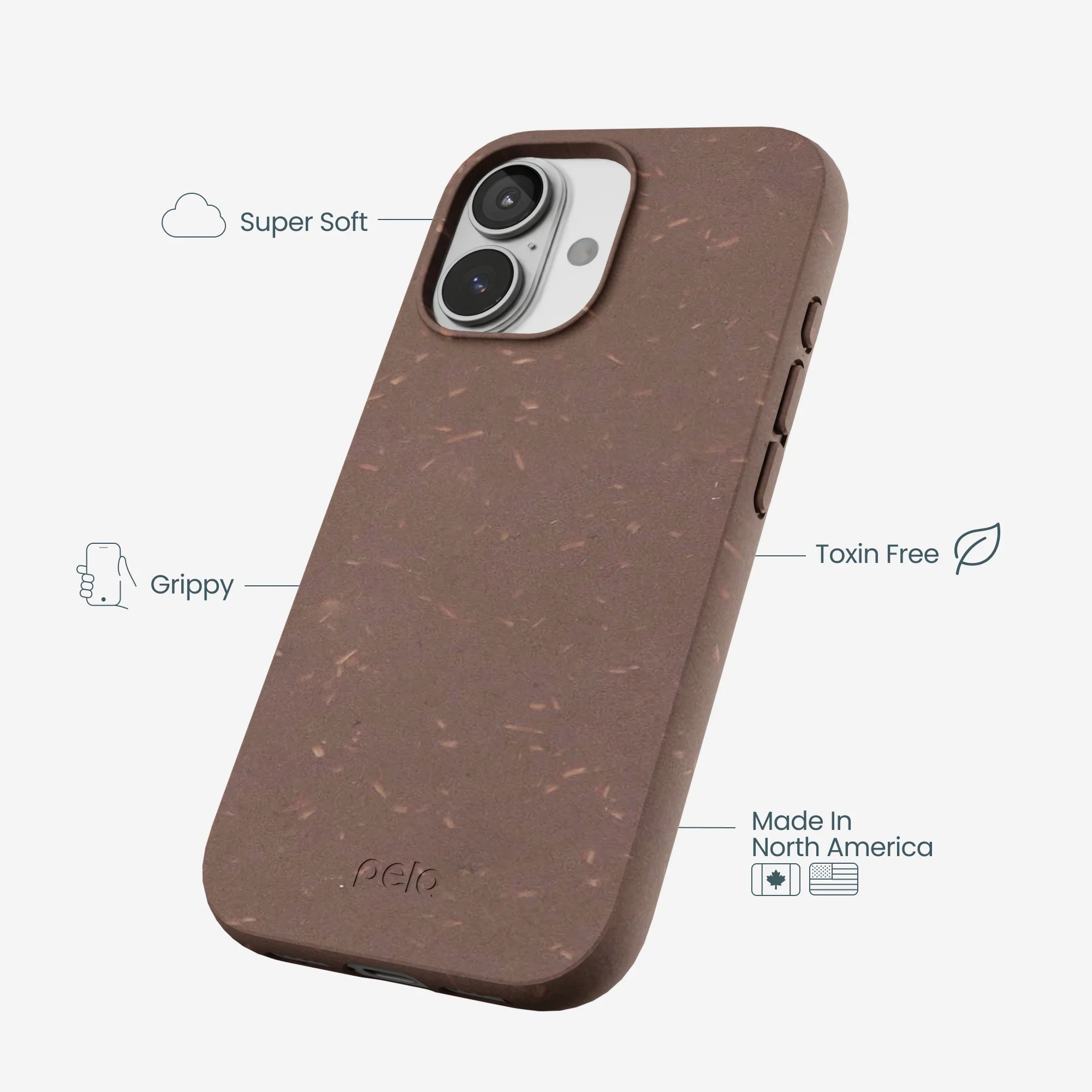 Chocolate Brown iPhone 17 Case