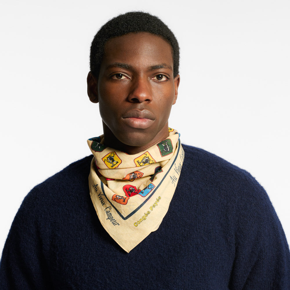 Au Vieux Campeur - Bandana Domi - Blanc Multi