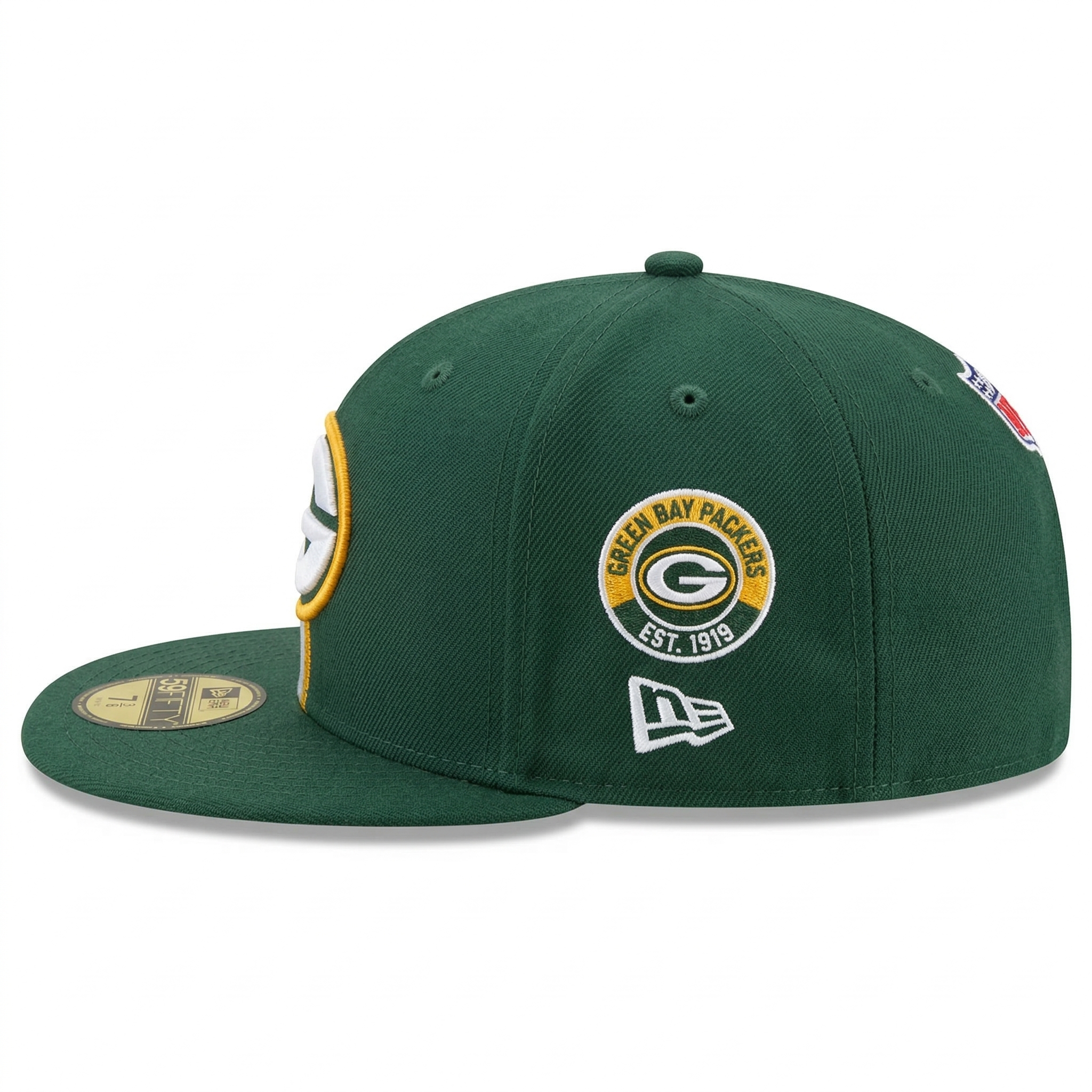 Green Bay Packers NFL Green 9FIFTY Snapback Hat - Raised 3D 