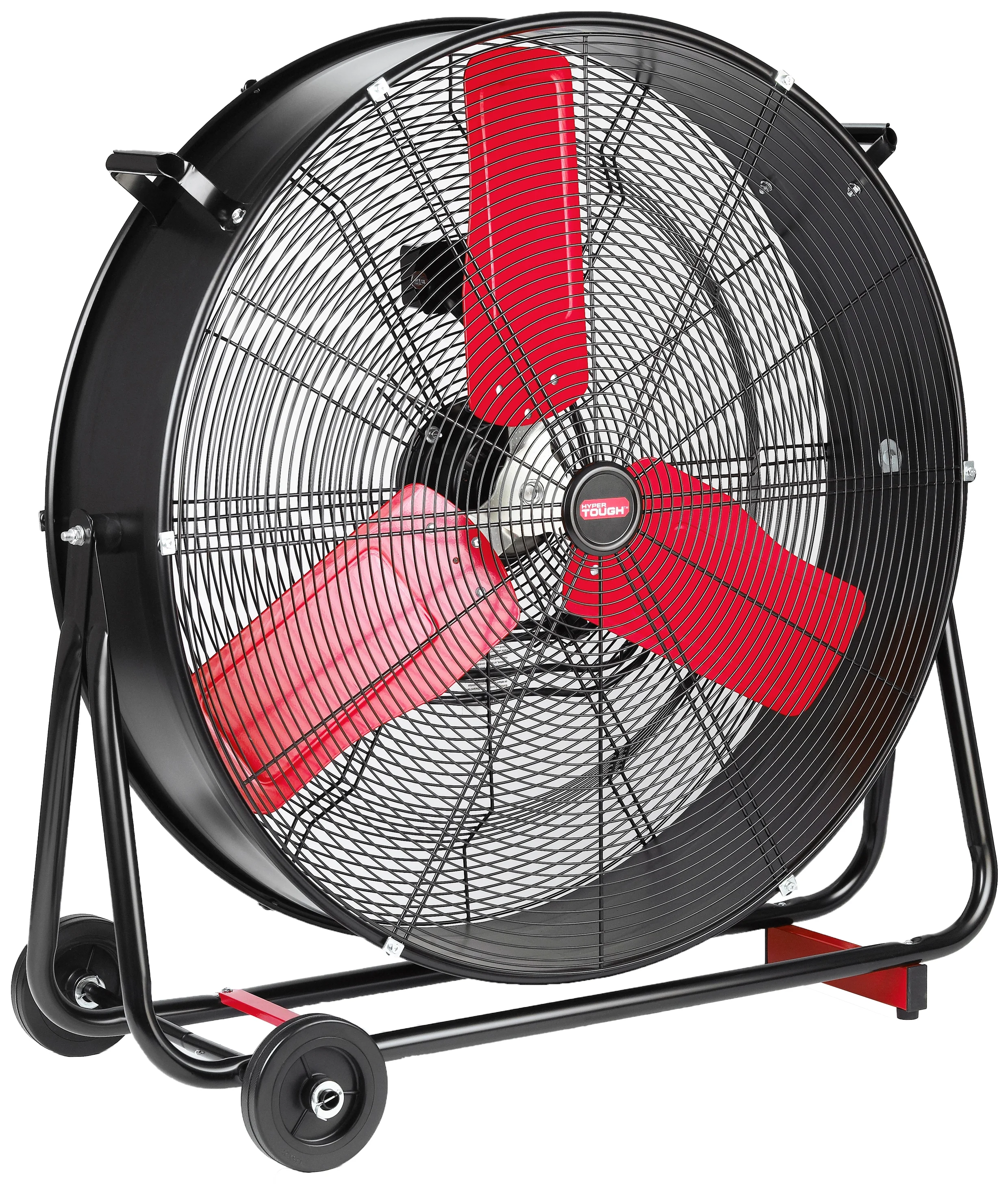 Hyper Tough New 30 inch High Velocity Tilted Drum Fan Red & Black - Image 5