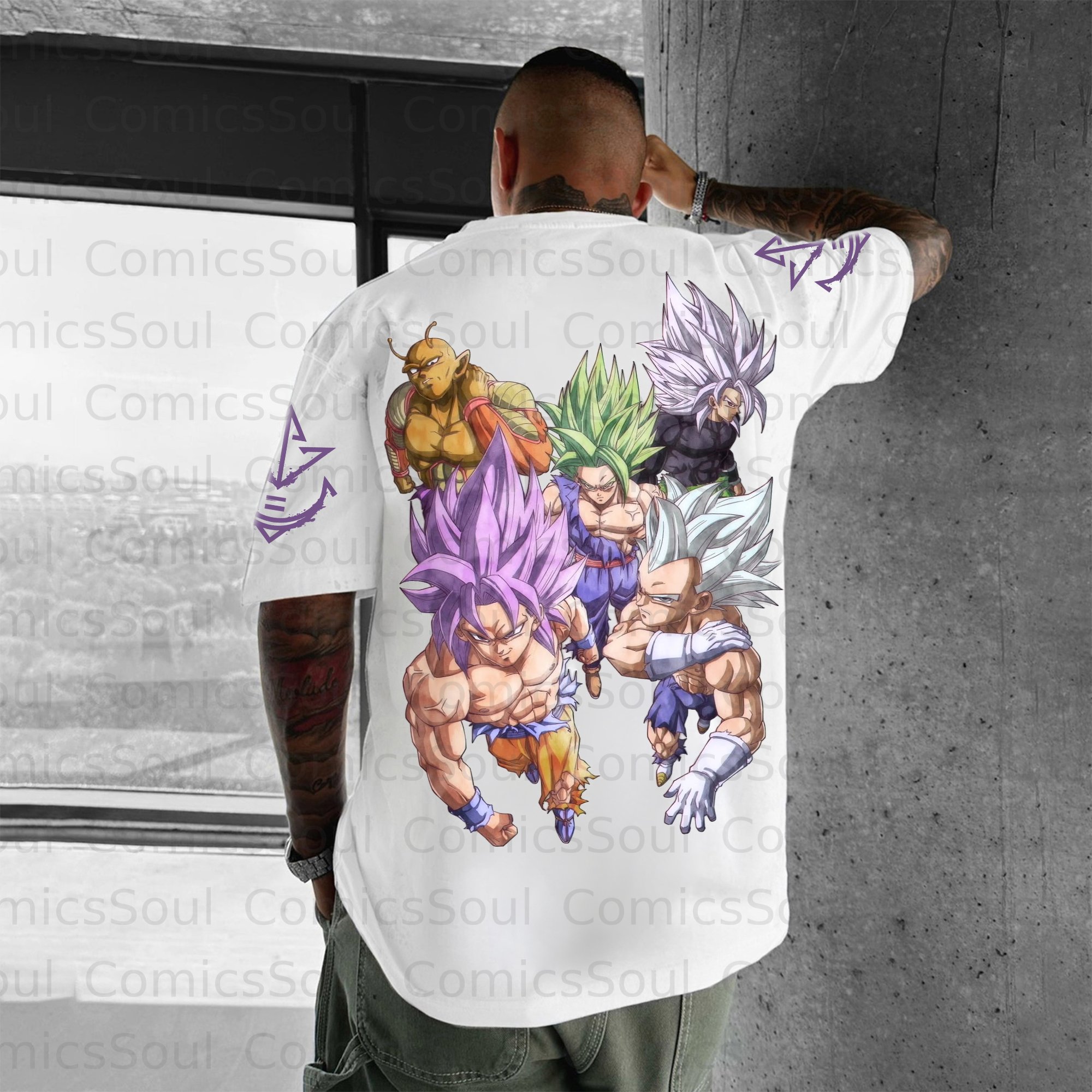 Unisex Anime Inspired Vintage T-Shirt