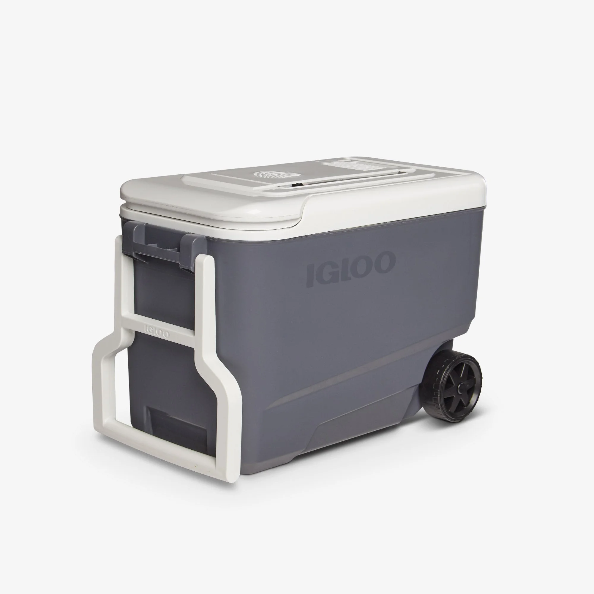 Igloo 35 qt Hard Sided Electric Wheeled Thermocooler, Gray - Image 2