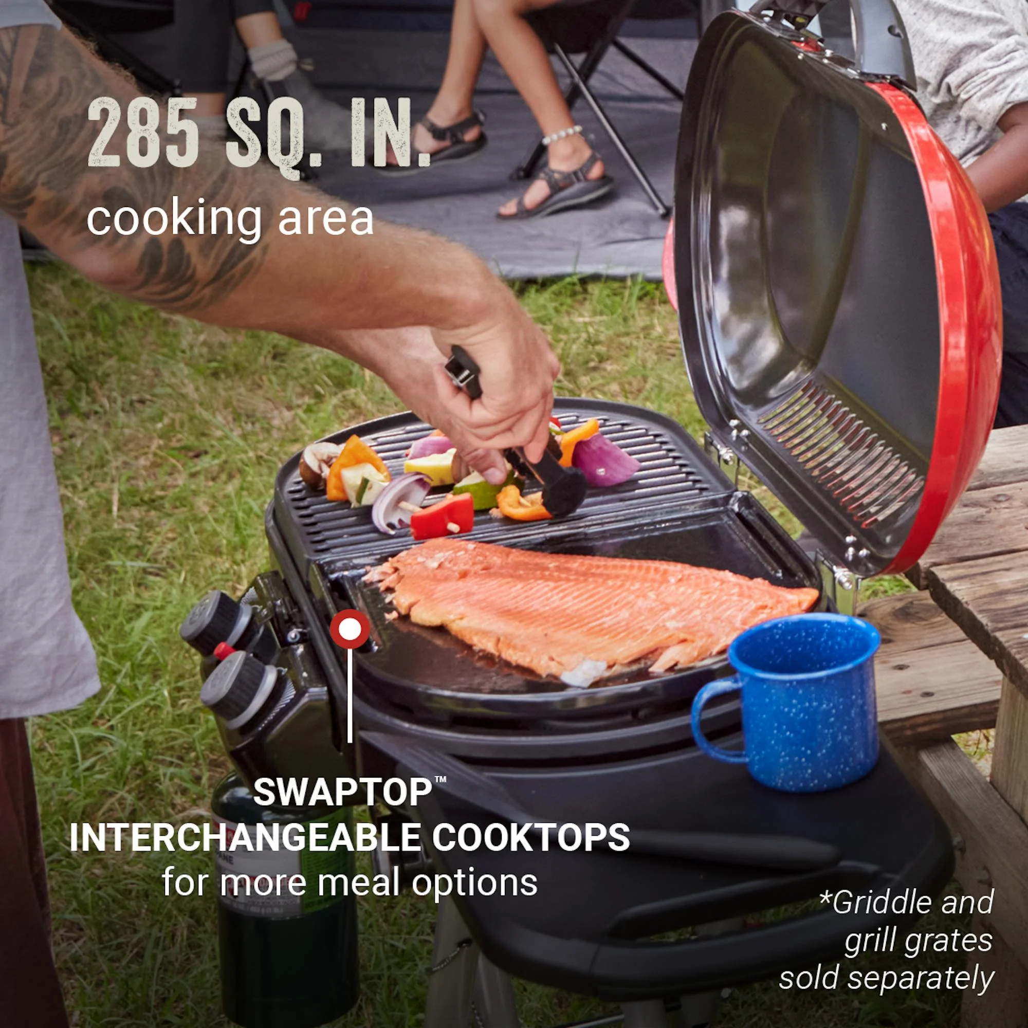 Coleman RoadTrip? X-Cursion 2 Burner Propane Gas Portable Grill - Image 21