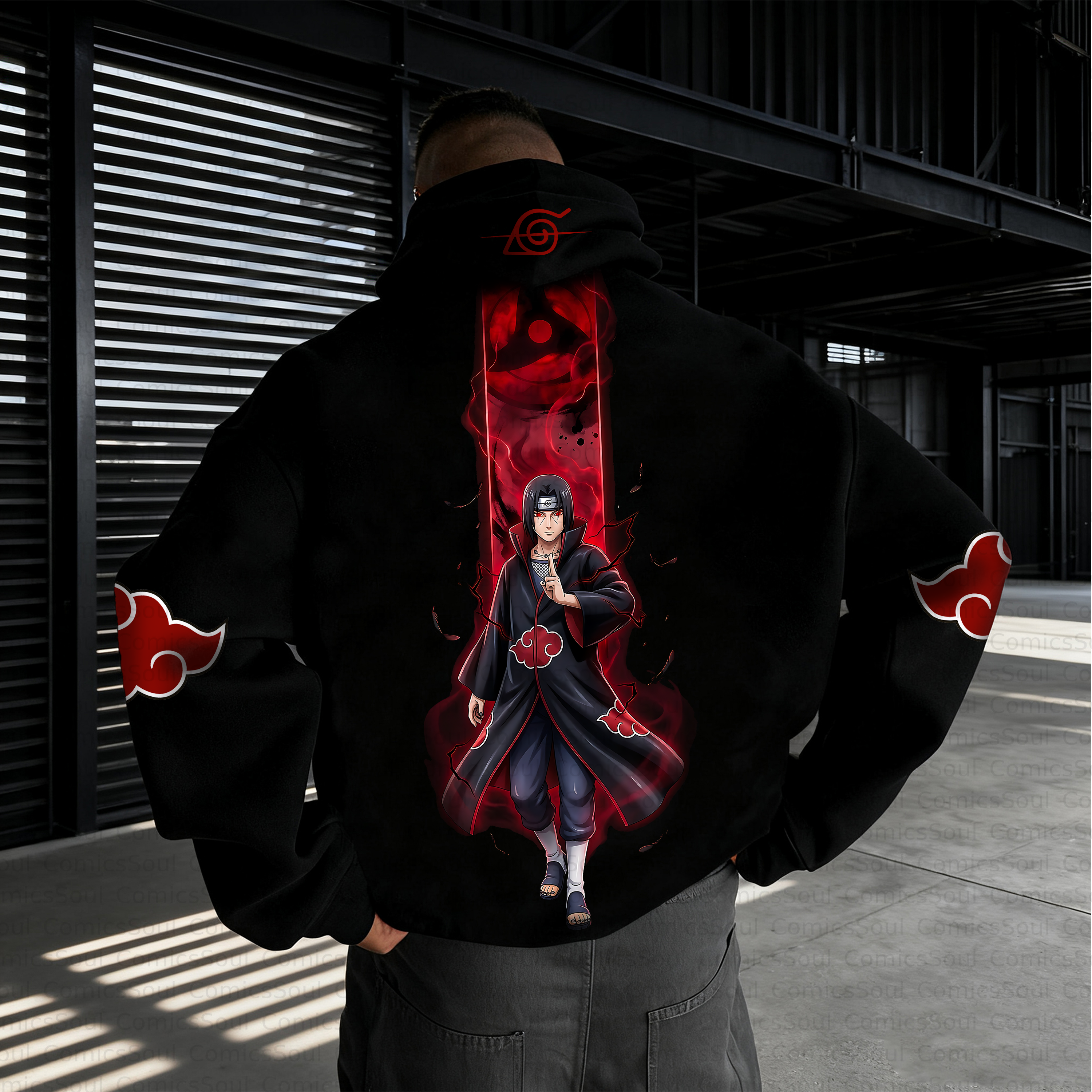 Unisex Anime Inspired Vintage Plush Hoodie