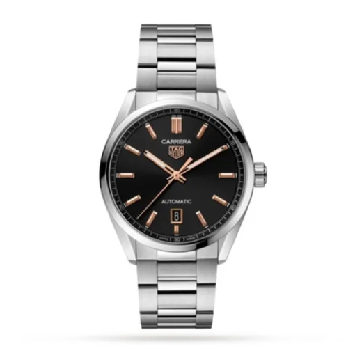 TAG Heuer Carrera Men Automatic Black Stainless Steel Watch WBN2113.BA0639