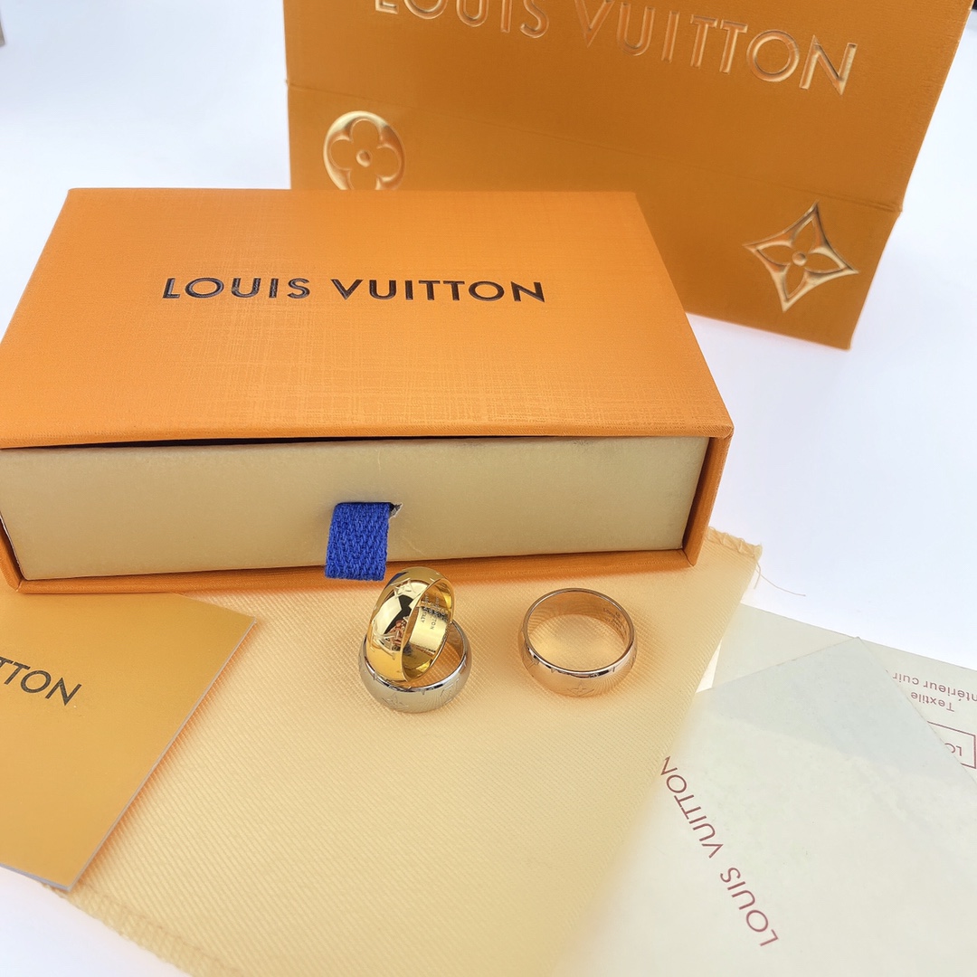 Louis Vuitton Monogram Men's Board Ring - Original Replica Club
