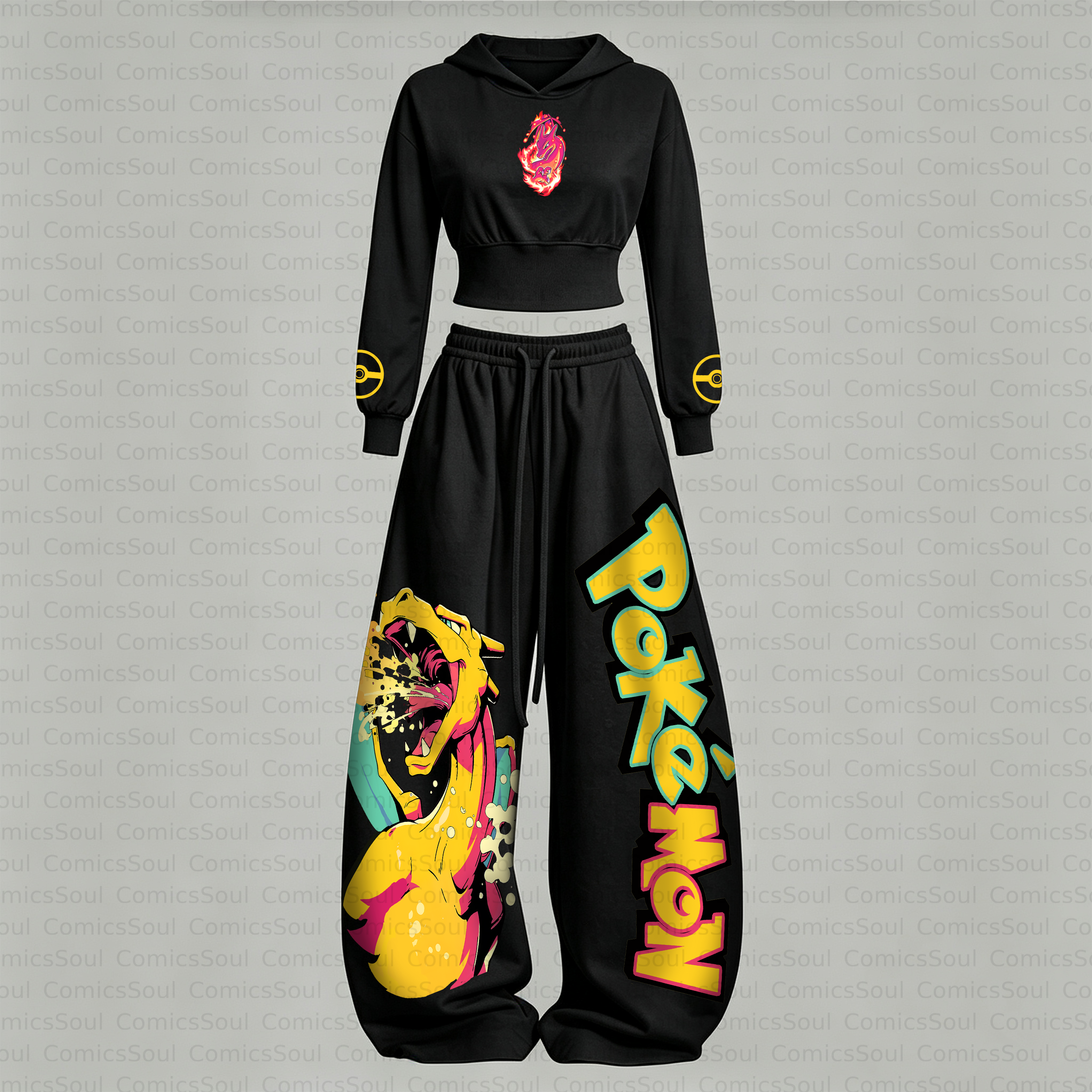 Pokémon Hoodie & Pants Two Piece Tracksuit Set 3051010 TeeThreads Sustain the Scene with Custom Apparel