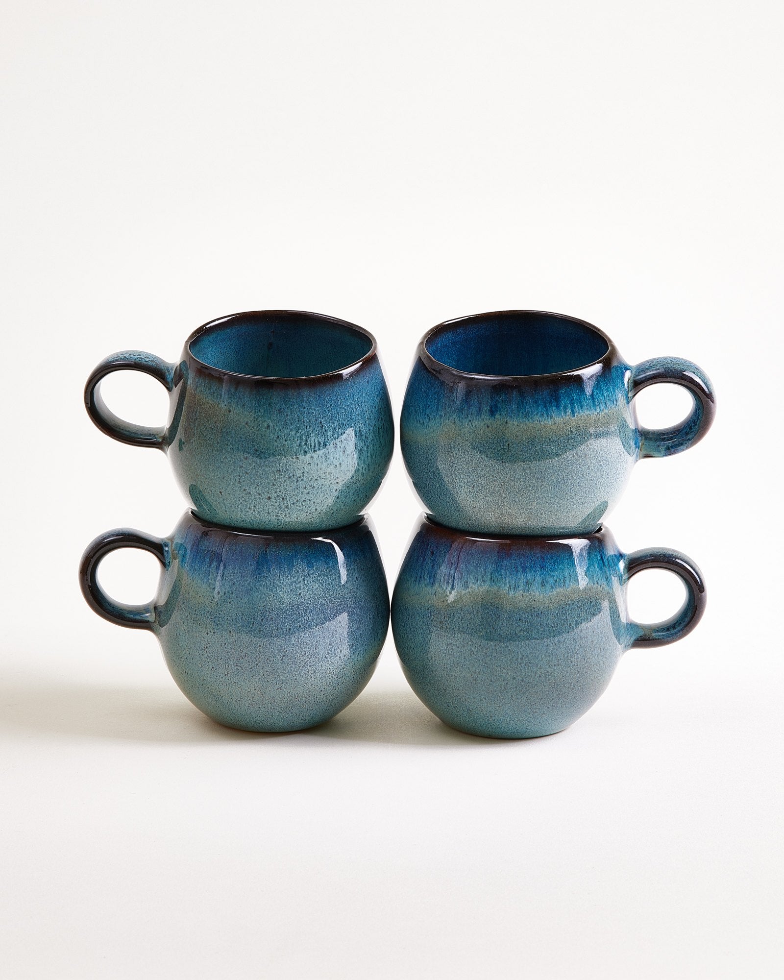 Madeira Tasse klein grünblau 4er-Set