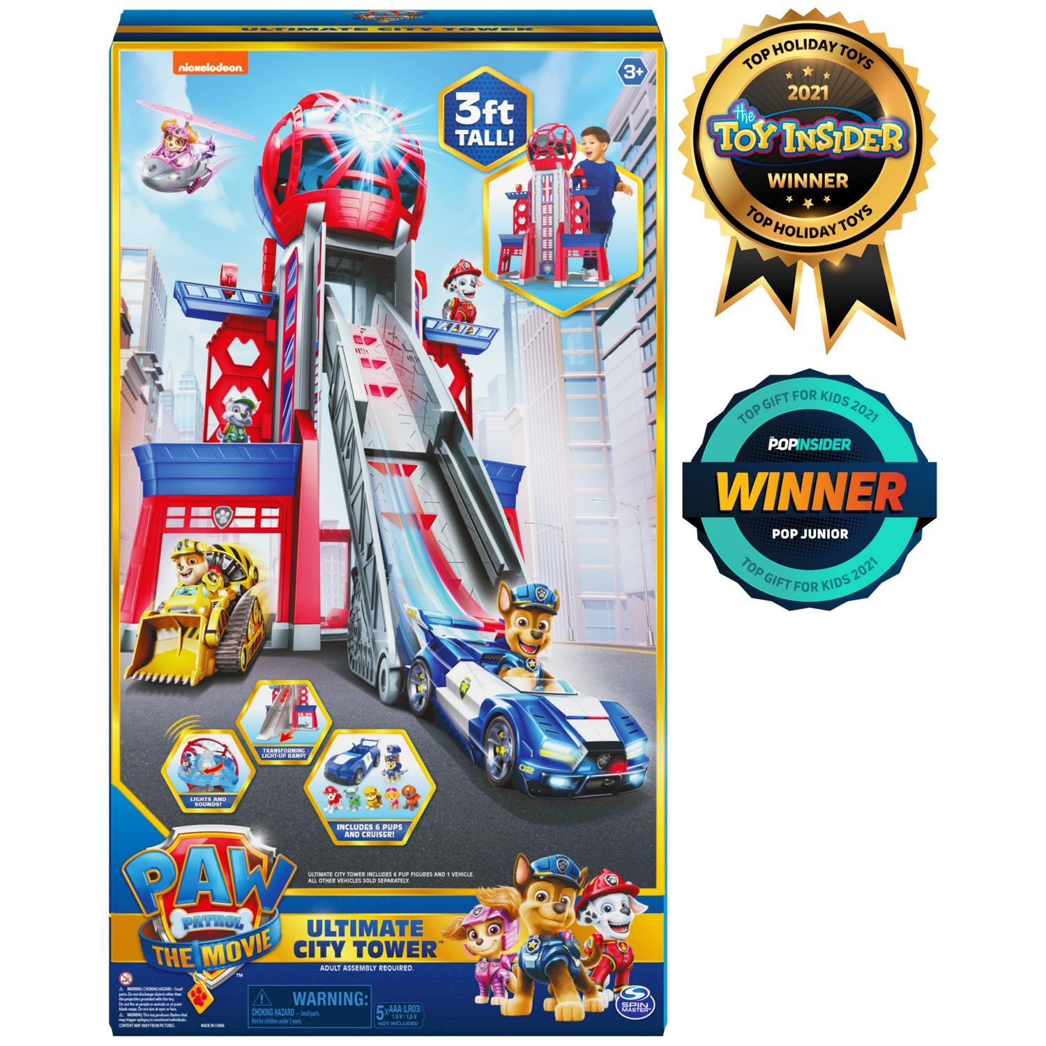 PAW Patrol. Transforming Ultimate City Movie Tower. for Ages 3 and up - Image 2