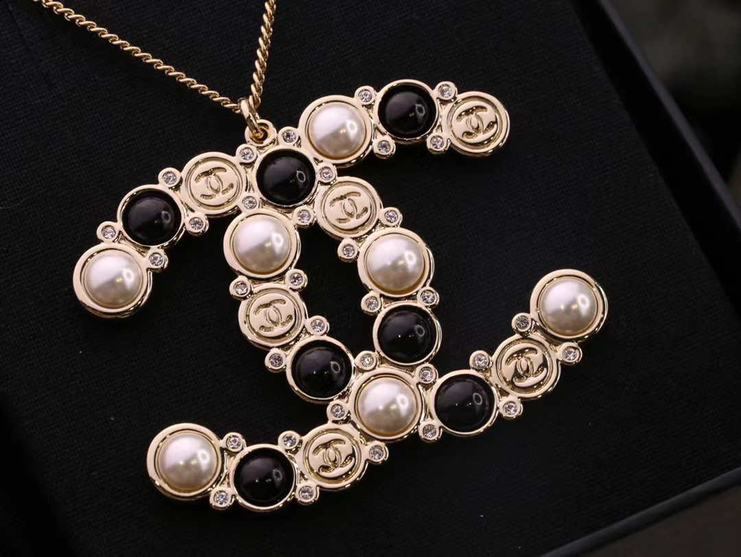 Chanel Big Double C Pendant Sweater Necklace - Original Replica Club