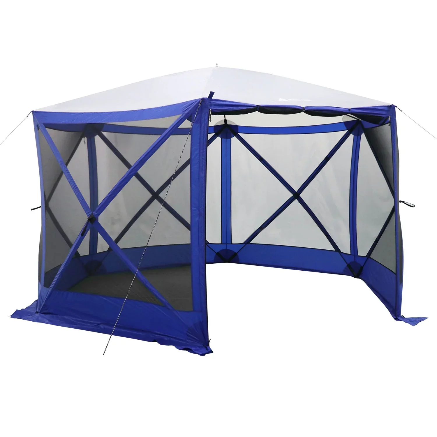 Ozark Trail Outdoor Camping Screen House, 11 ft x 10 ft x 88.5 in, 1 Room, Blue - 6 Hub - Image 6 Ozark Trail Outdoor Camping Screen House, 11 ft x 10 ft x 88.5 in, 1 Room, Blue - 6 Hub - Image 6