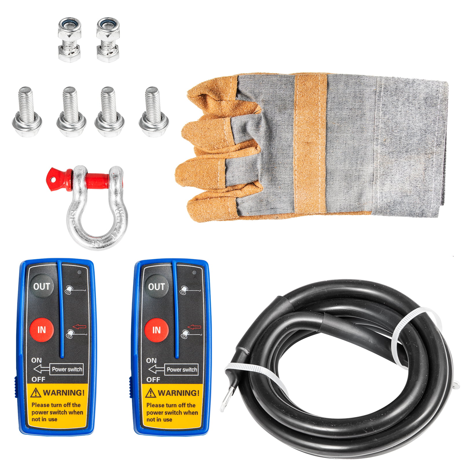 18000LBS Electric Winch 12V Steel Cable Off-road ATV UTV Truck Towing Trailer