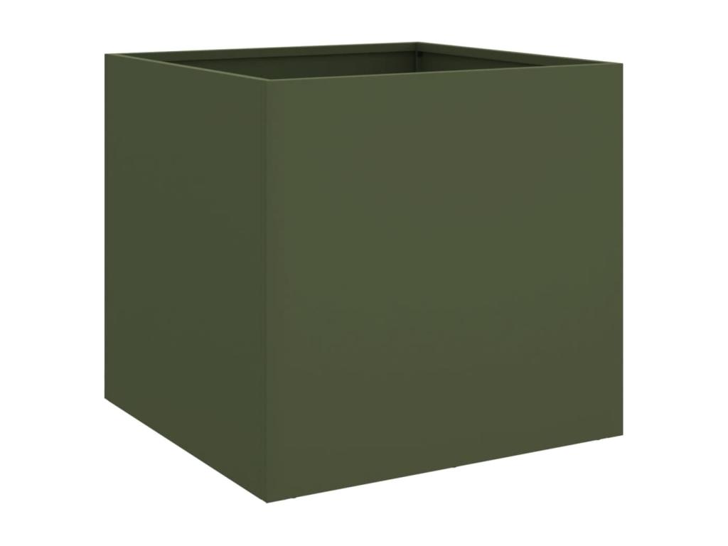 De acero laminado Decoratodo n frío verde oliva 49x47x46 cm