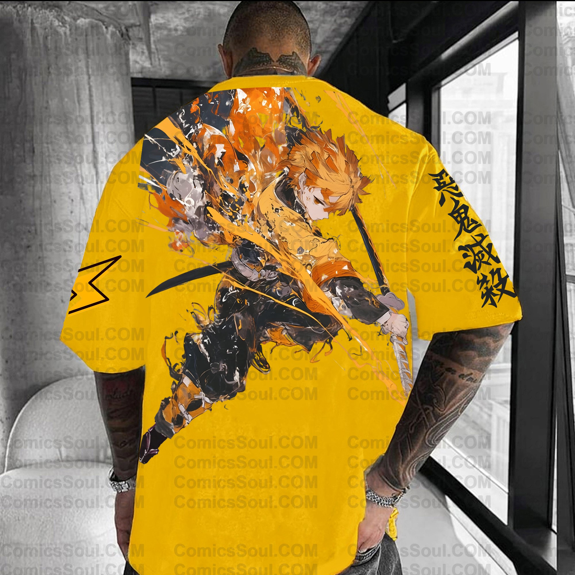 Unisex Anime Inspired Vintage T-Shirt| KNY