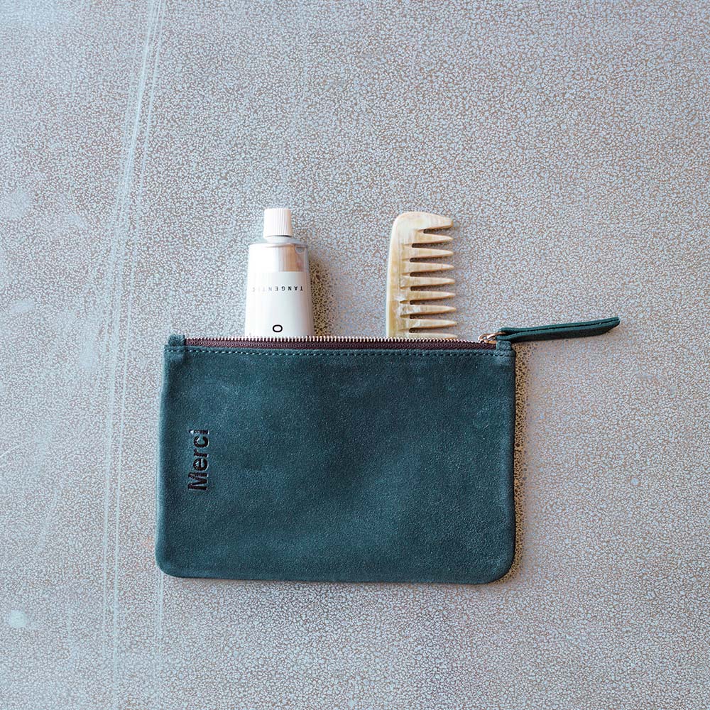 Merci - Pochette en daim - Bottle