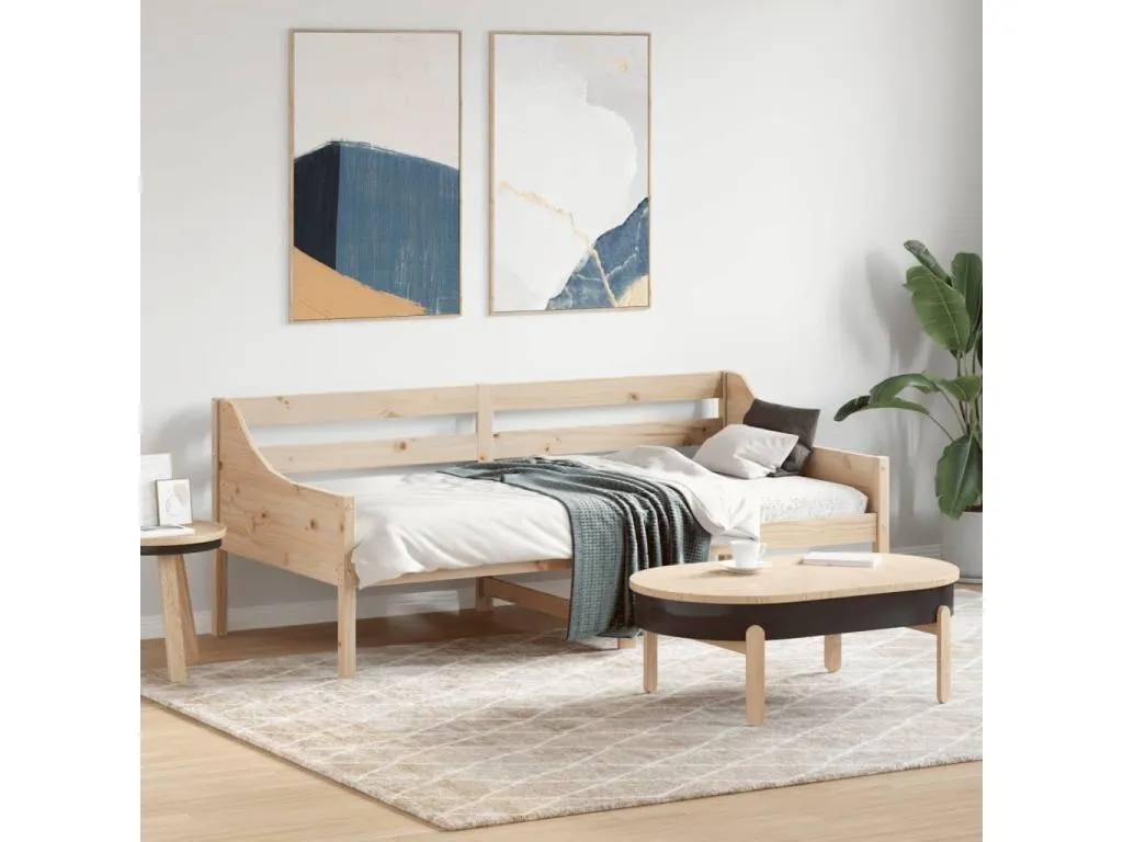 Sofá cama sin colchón Lluesmahome maciza de Lluesmahome 90x190 cm 43996MWXO
